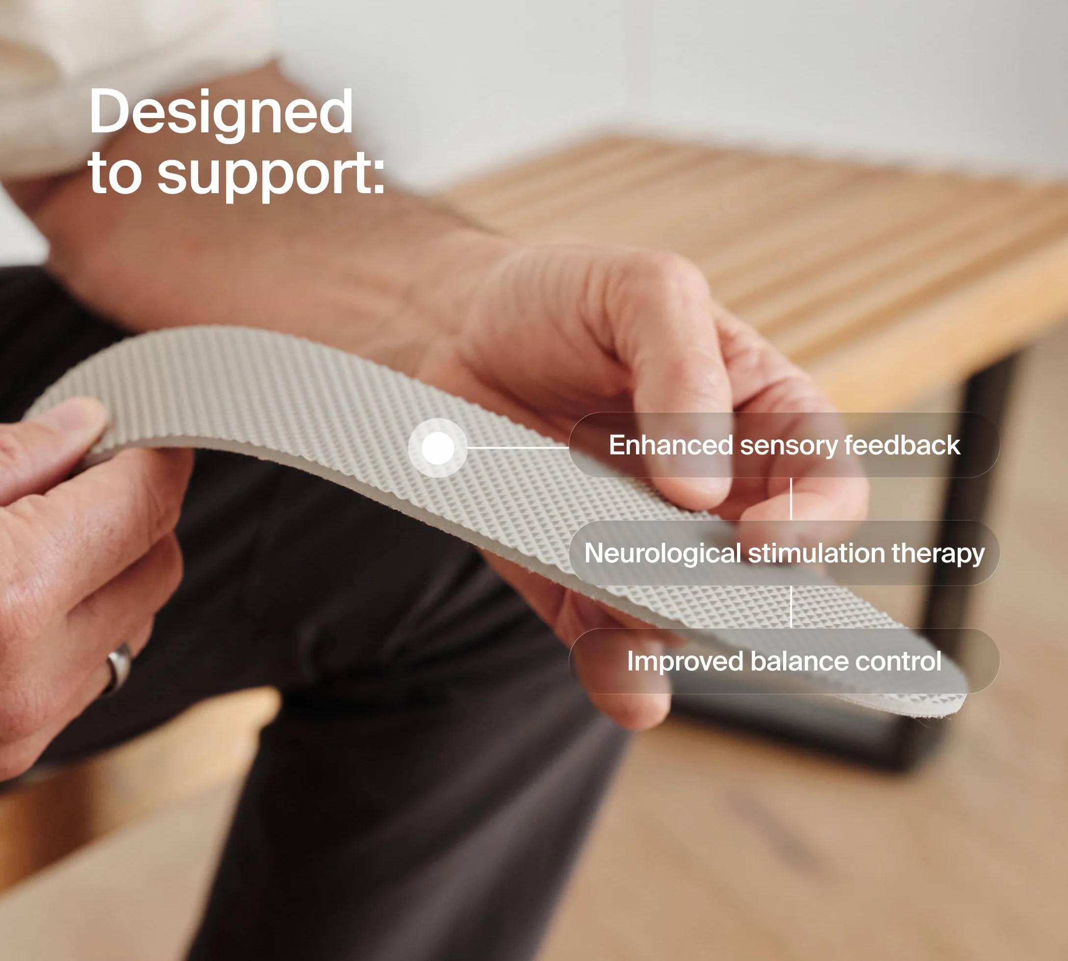 Naboso Plantilla neurosensorial, inserciones finas para zapatos texturizadas para hombres y mujeres que estimulan mejor los pies para mejorar el equilibrio y reducir las caídas. Plantillas de grado