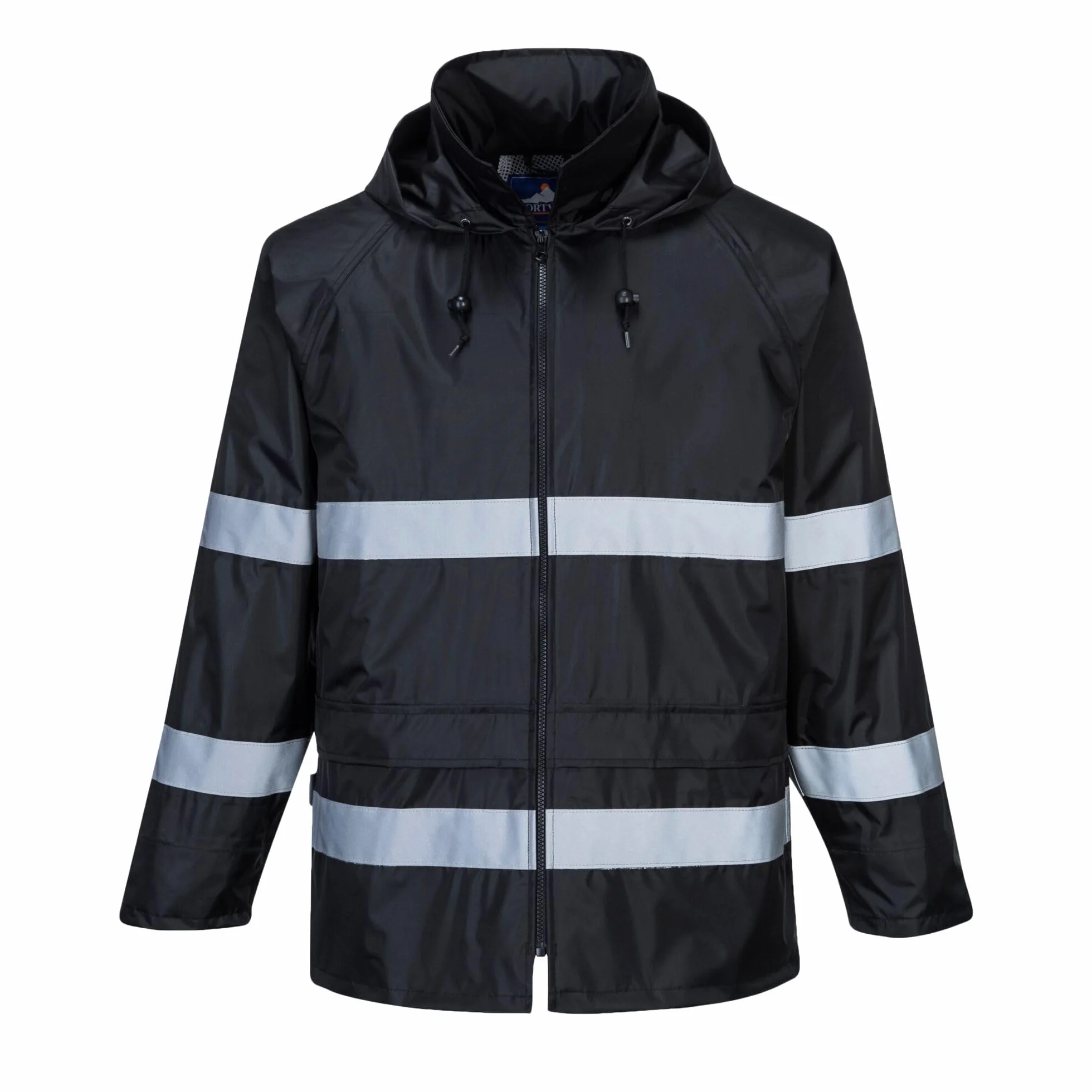 Portwest Chubasquero Iona Classic, Tamaño: XL, Color: Negro, F440BKRXL