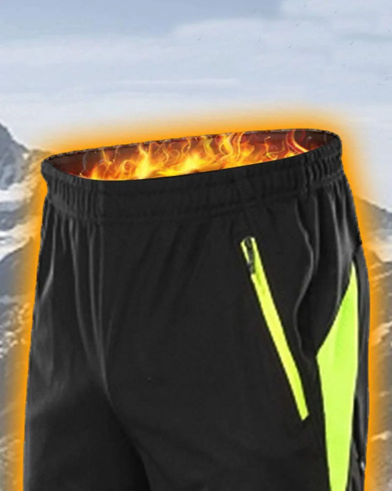 Pantalones Ciclismo MTB Invierno Forrados de Lana Térmicos Hombre