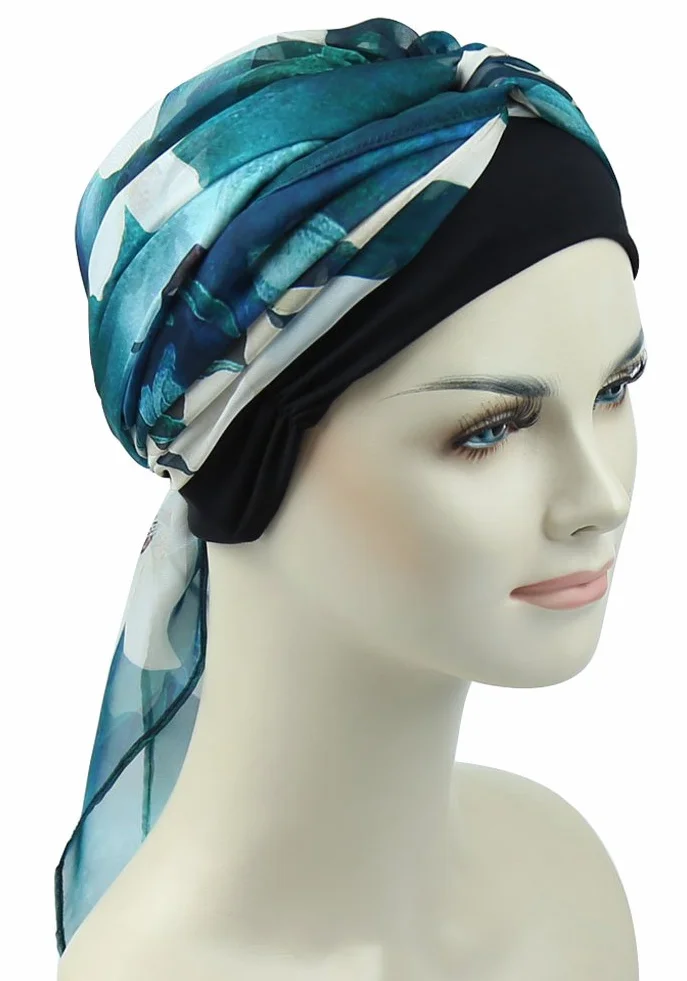 FocusCare Pañuelo de Cabeza Pre-Atado Chemo Sombrero Beanie Turbante para Cáncer