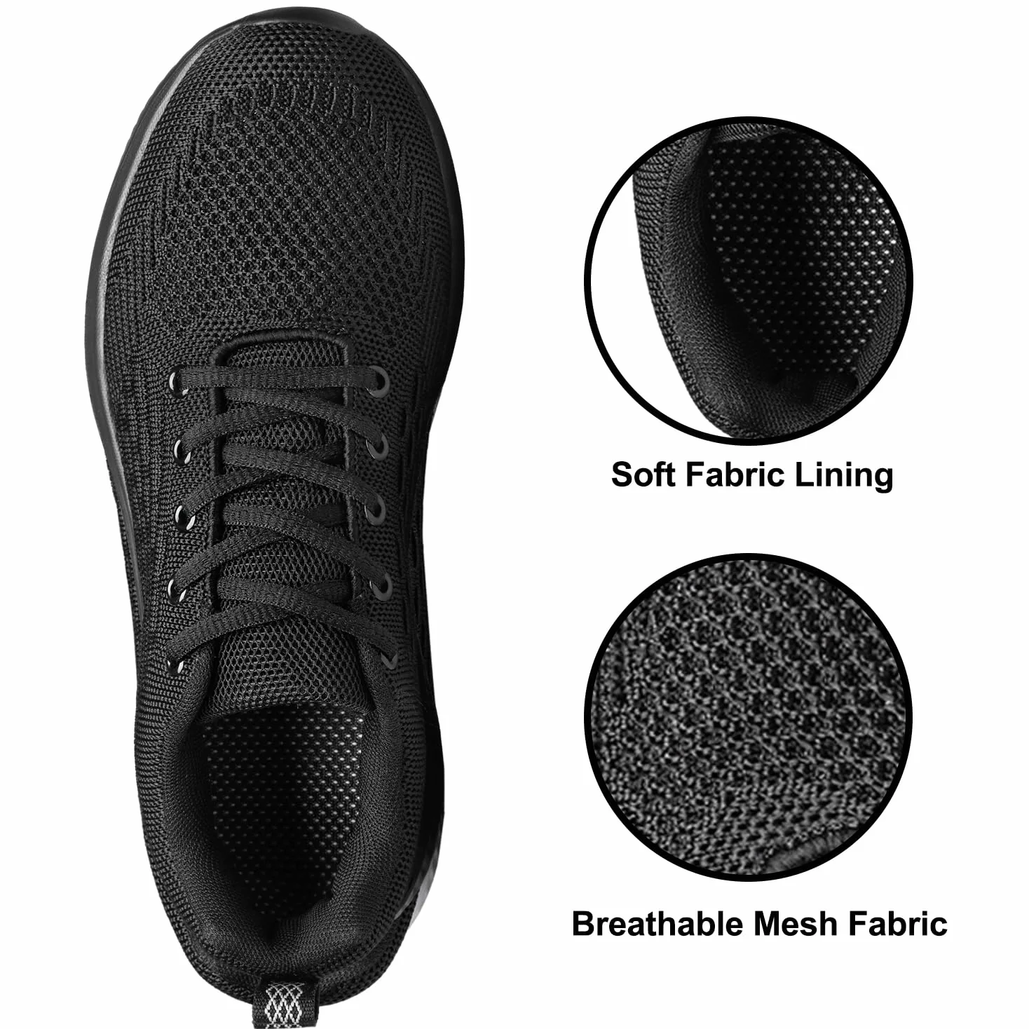 Raoendis Zapatillas deportivas para hombre, para correr, caminar, ligeras, de malla, cómodas, atléticas, fitness, tenis