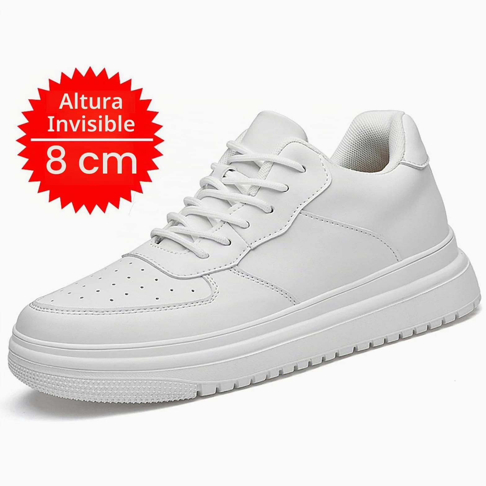 Generisch 2026 Zapatos con Elevadores Hombre 6/8/10cm Unisex Altura Ajustable Zapatos Casuales con Elevadores Antideslizantes Transpirables Zapatillas Elegantes Hombre Charol