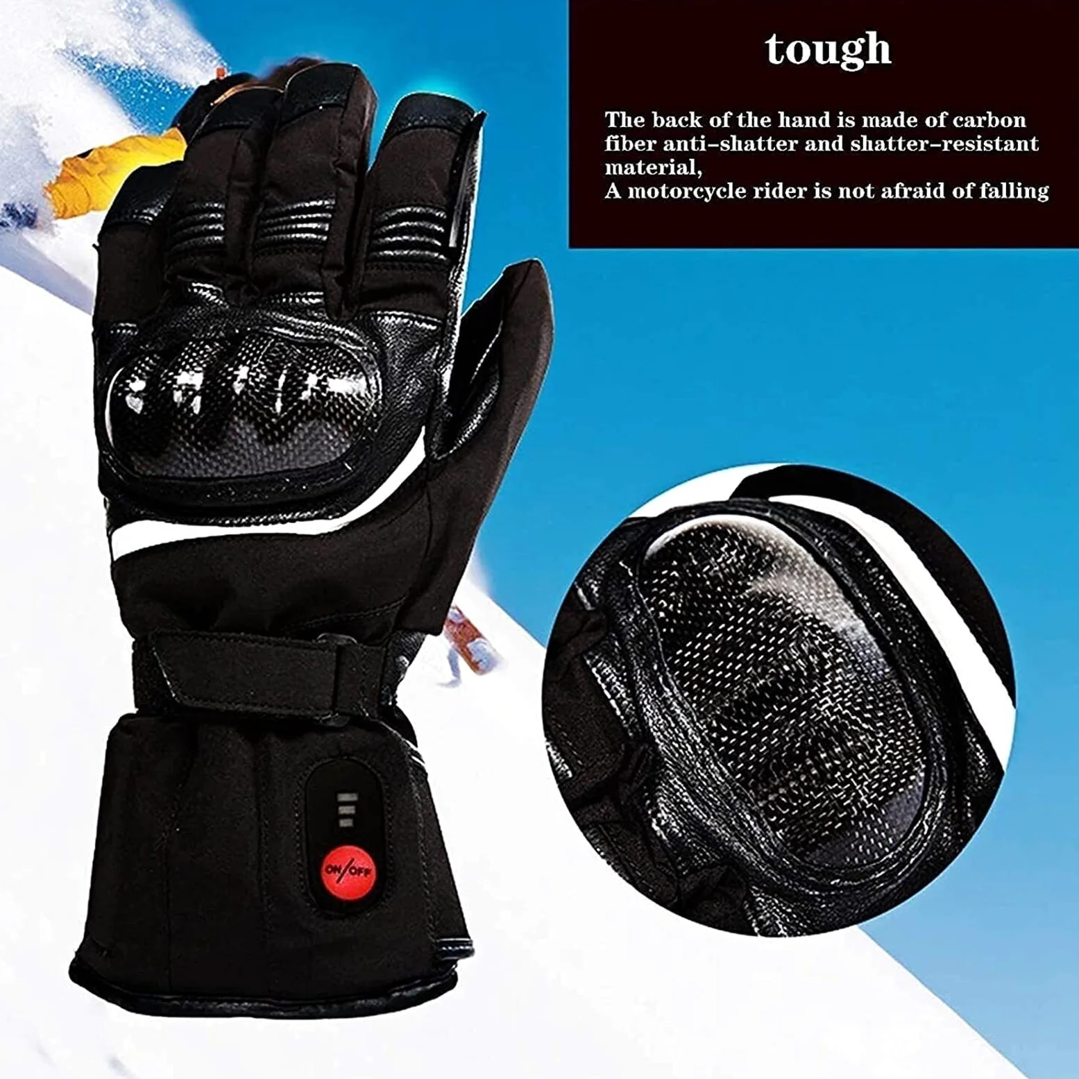 Guantes térmicos para Mujeres, Hombres, Guantes térmicos de Invierno, Pantalla táctil Guantes de Mano cálidos para Deportes al Aire Libre, Motocicleta, esquí, Acampada, Senderismo,