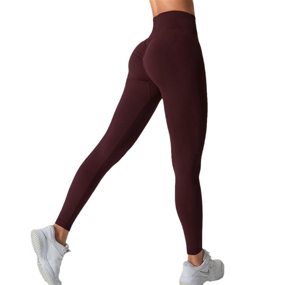 Genérico 2 Uds Mallas Gimnasio Mujer Cintura Alta Levantamiento Glúteos Pantalones De Yoga Deportivos Ajustados Fitness Al Aire Libre