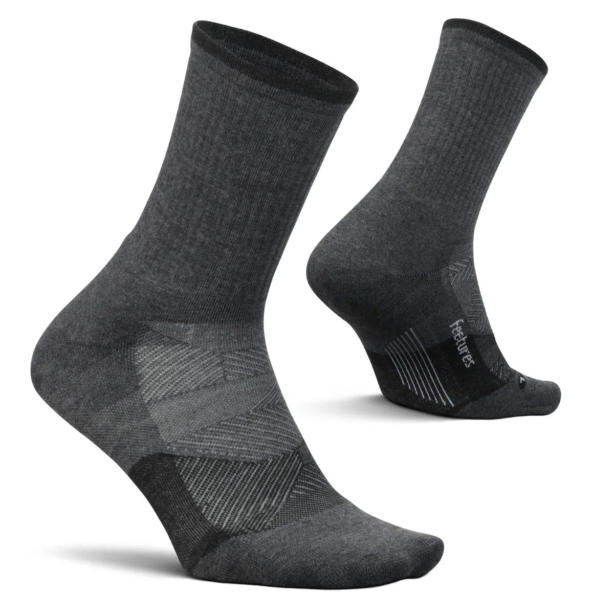 Feetures Trail MAX Cushion Mini Crew Calcetín Unisex Adulto