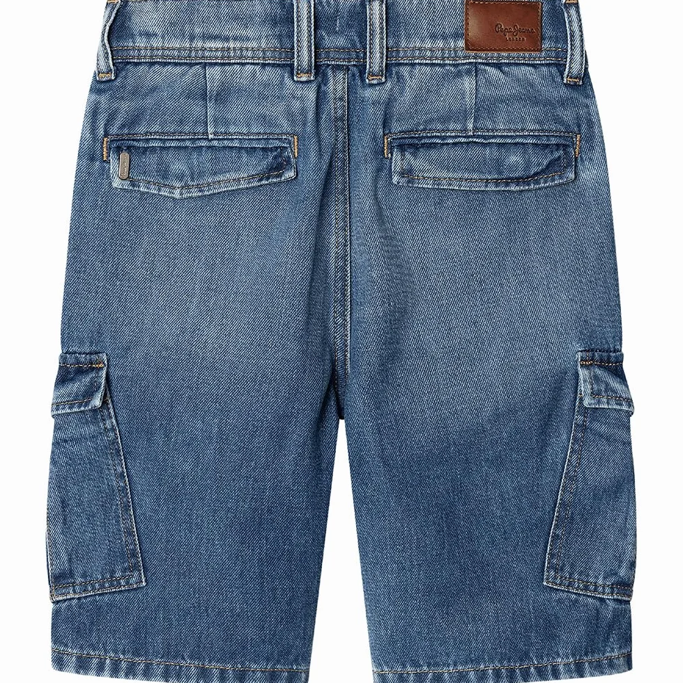 Pepe Jeans Relaxed Jeans Short Cargo Jr Pantalones Cortos para Niños
