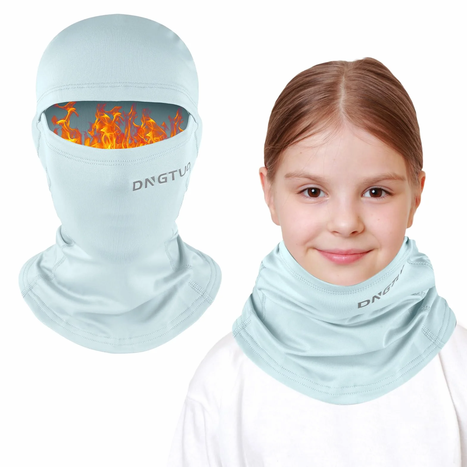 Pasamontañas Térmico Invierno Niños 4-12, Prueba de Viento Forro Polar Máscara Esquí Ciclismo Gorro Calentador Cuello