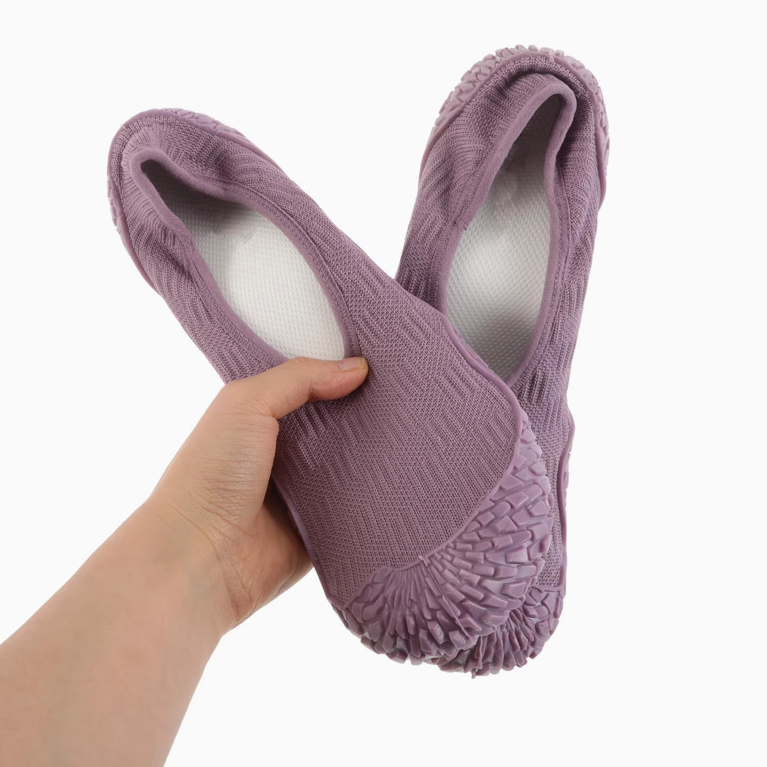 Zapatillas de Gimnasia para Mujer Talla 38-39, Par | Agarre para Pilates y Entrenamientos en Casa, Diseño Ligero Suela Flexible y Material Transpirable