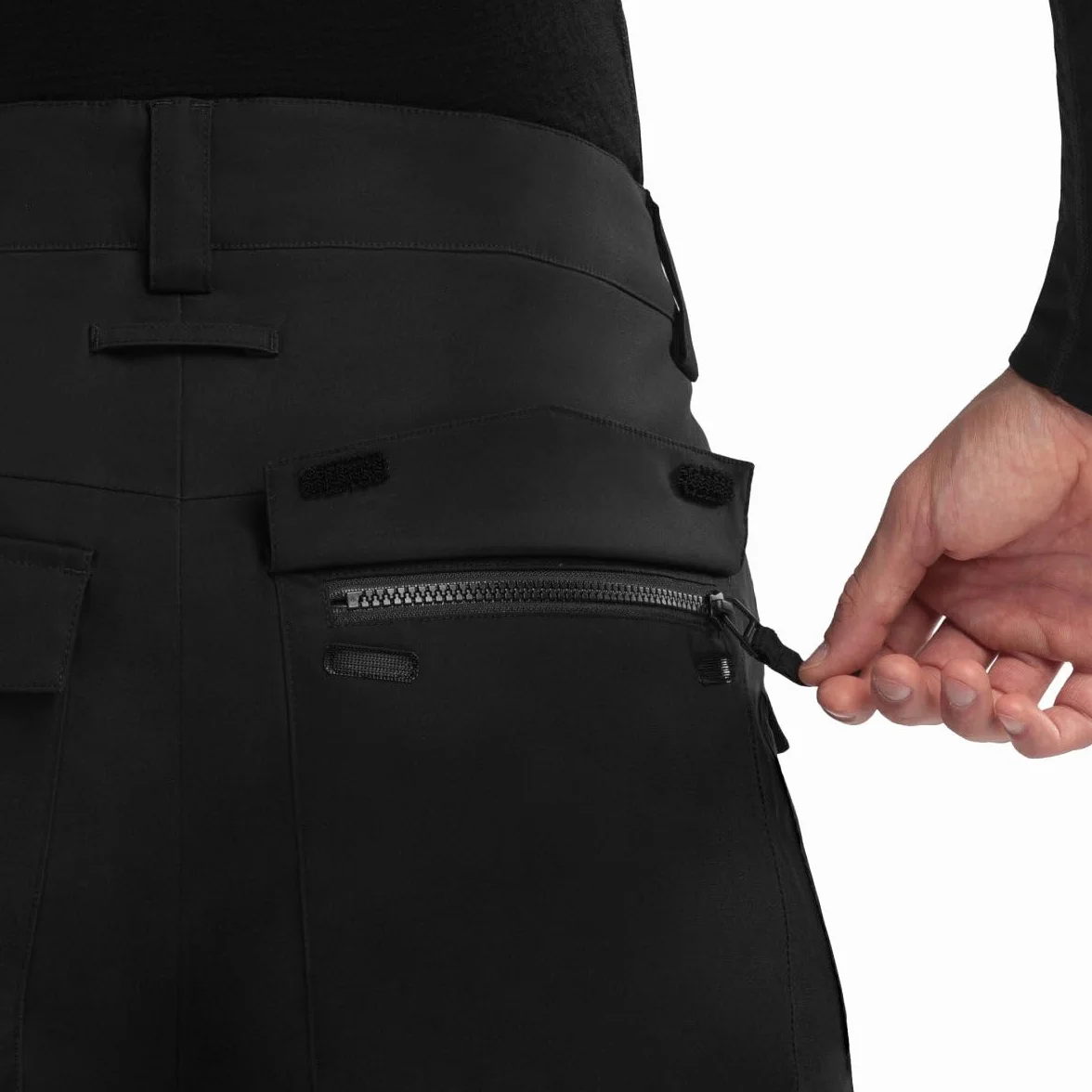 SIROKO SRX Nordic Pantalón de Nieve Esquí Negro
