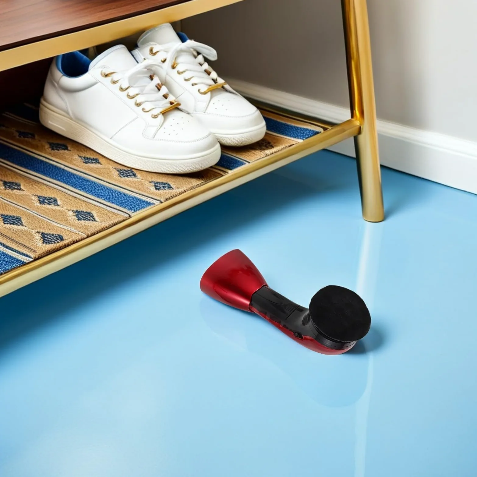 Máquina Eléctrica para Limpiar Zapatos con Cabezales Intercambiables, Cepillo de Fibra y Esponja, Kit Portátil para Limpieza Profunda en Casa y Oficina