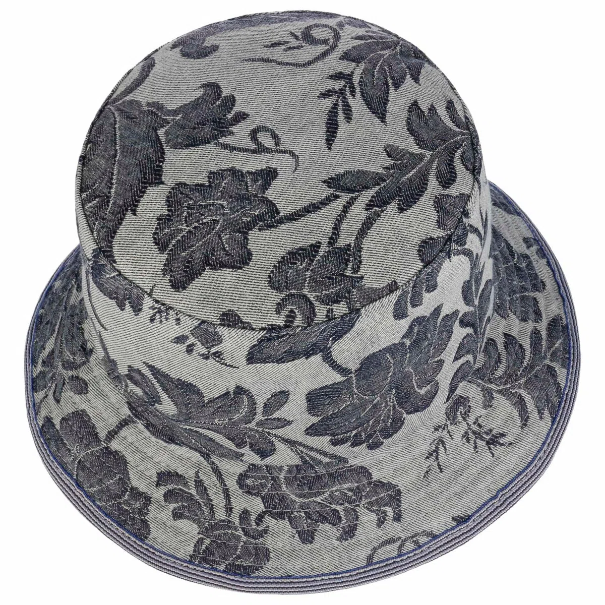 Sombrero Reversible Denim Flowers de Lino Pescador