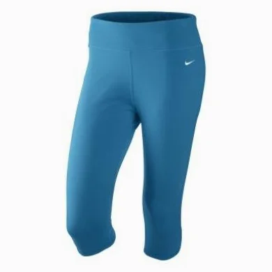 Nike Pantalones Capri, 364003, otoño/Invierno, Mujer, Color Light Blue lacqueur/White, tamaño Large
