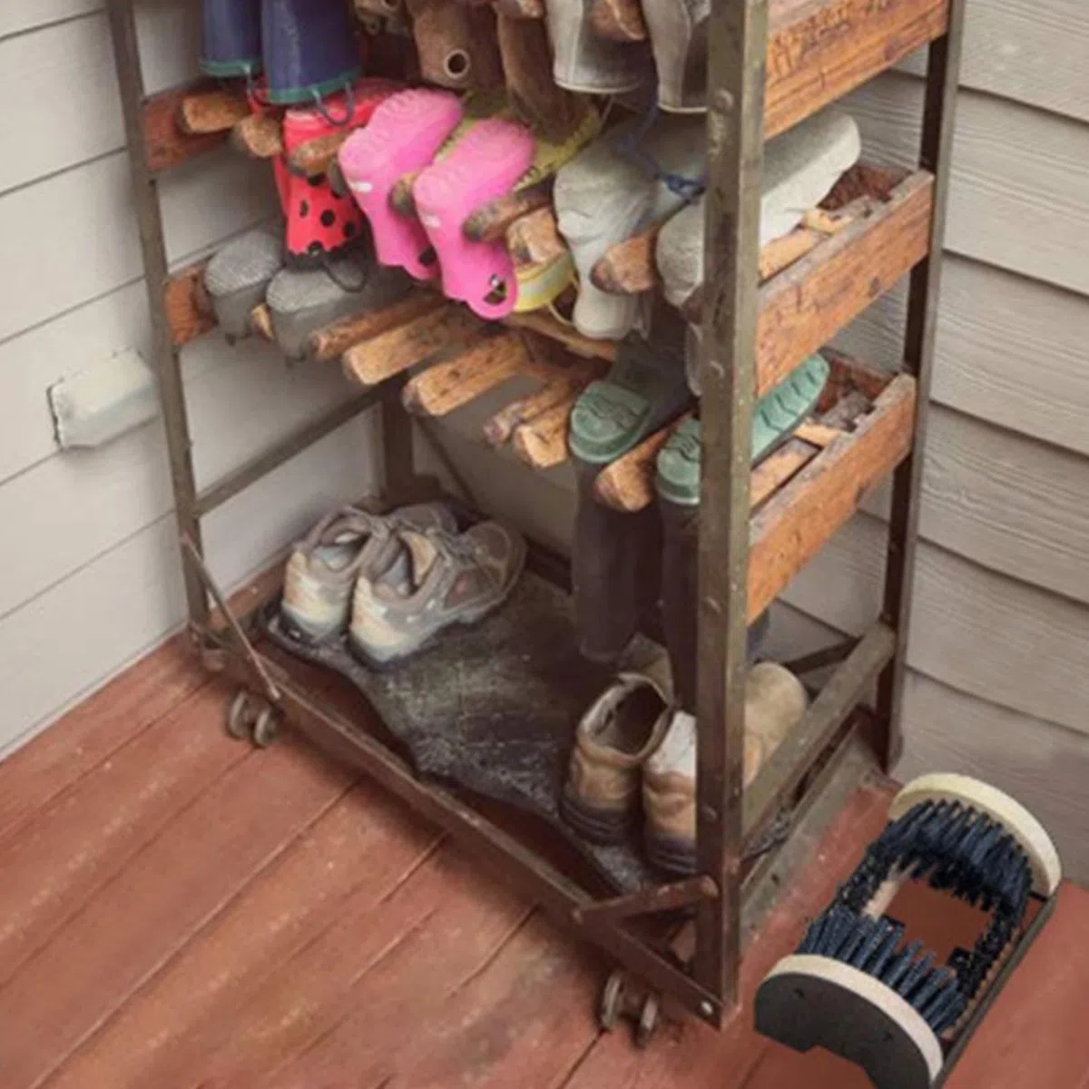 Rascador de botas de limpieza de zapatos, herramienta de cepillo de barro