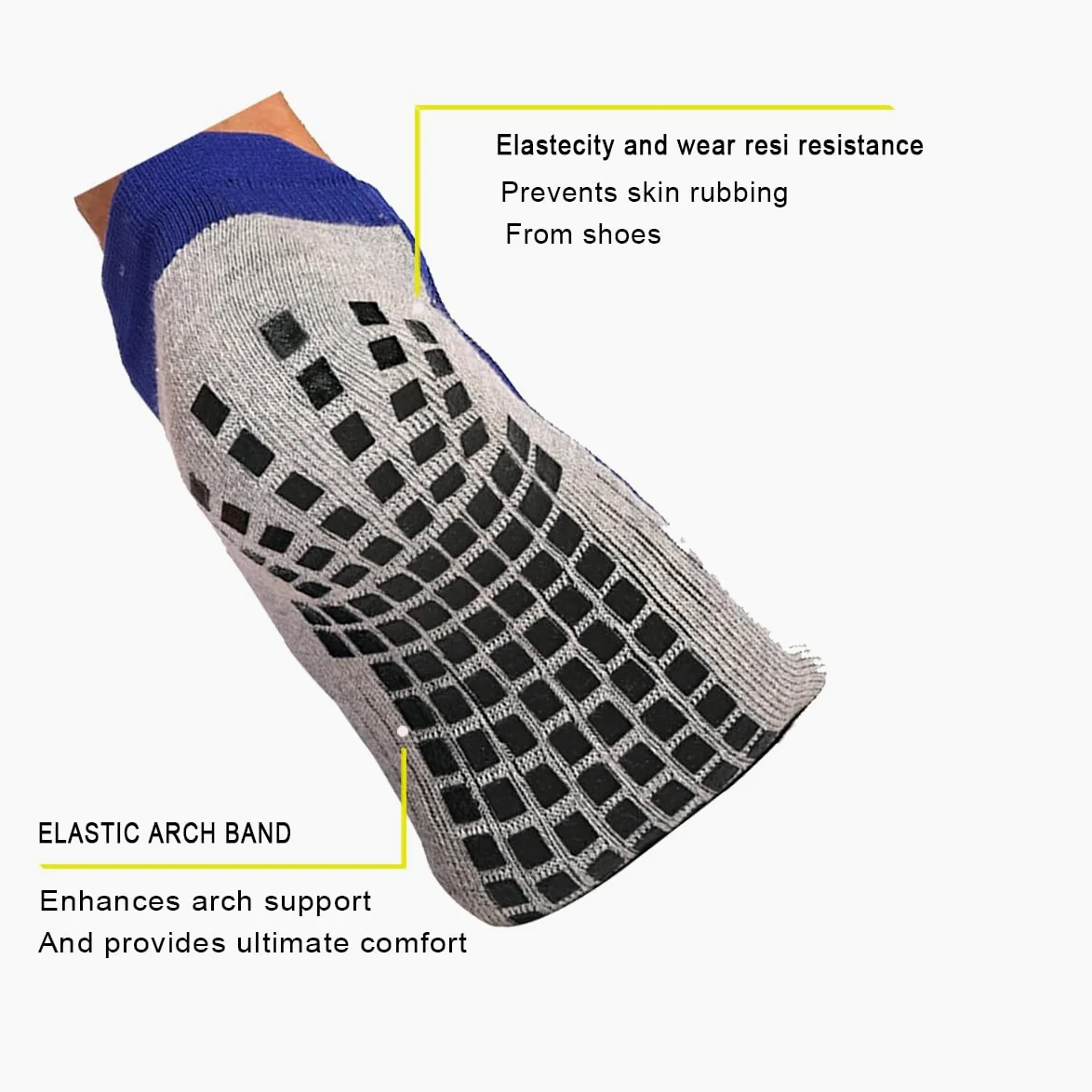 12 pares de calcetines tobilleros con cojín, calcetines deportivos para correr atléticos, calcetines de algodón antiampollas para hombres y mujeres, azul, 12 Pares Azul, 3-5
