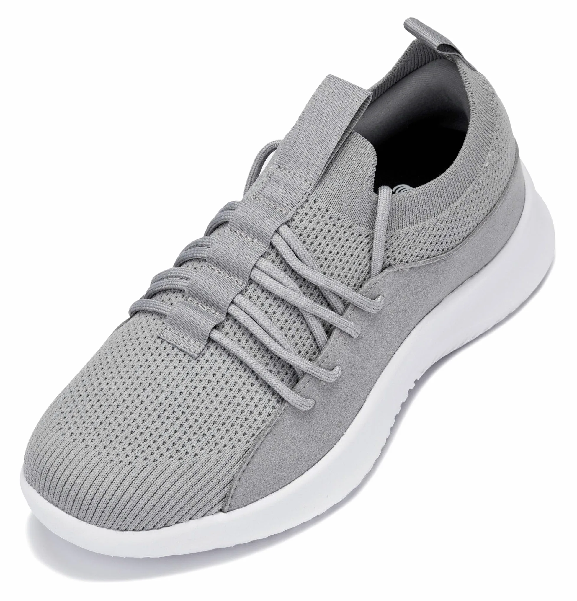CALTO Zapatos de elevación invisibles para hombre con aumento de altura - Zapatillas deportivas ultraligeras - 2.4 pulgadas más altas