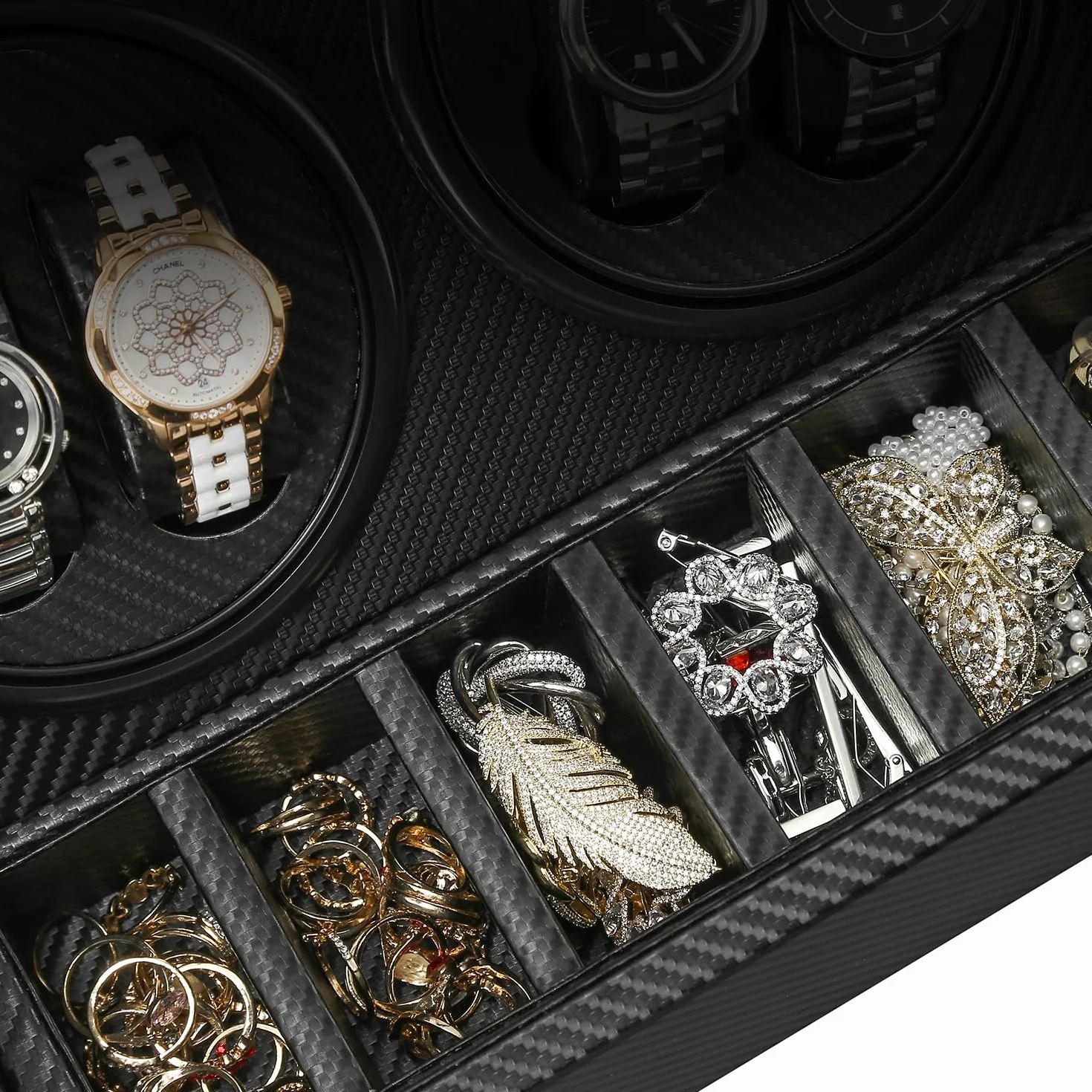 Caja Giratoria para Relojes Automáticos y Mecánicos - Watch Winder