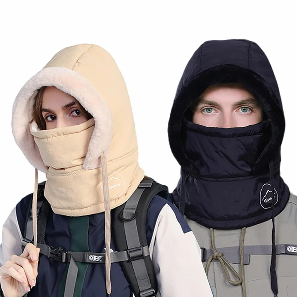 YAMEE Pasamontañas Térmicos Impermeable de Invierno,Máscara de Esquí Regulable,Sombrero Balaclava Transpirable para Mujer y Hombre,Ideal para Deportes al Aire Libre