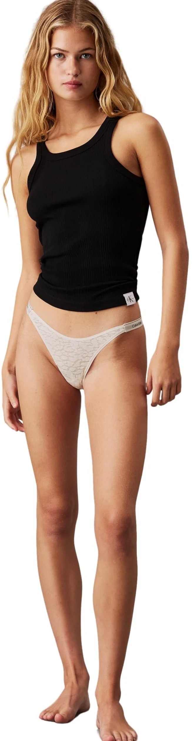 Calvin Klein Dipped String Tanga 5pk 000qd5252e Tanga Mujer (Pack de 5)