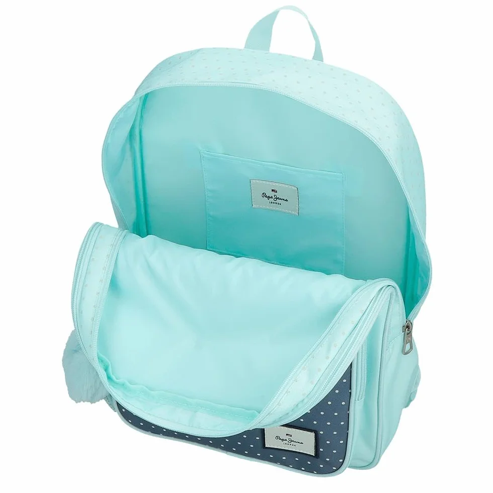 Pepe Jeans Dalma Mochila escolar mochila infantil fabricada en Poliéster, Tirantes anchos y ajustables que se adaptan, bolsillo frontal. De Joumma Bags