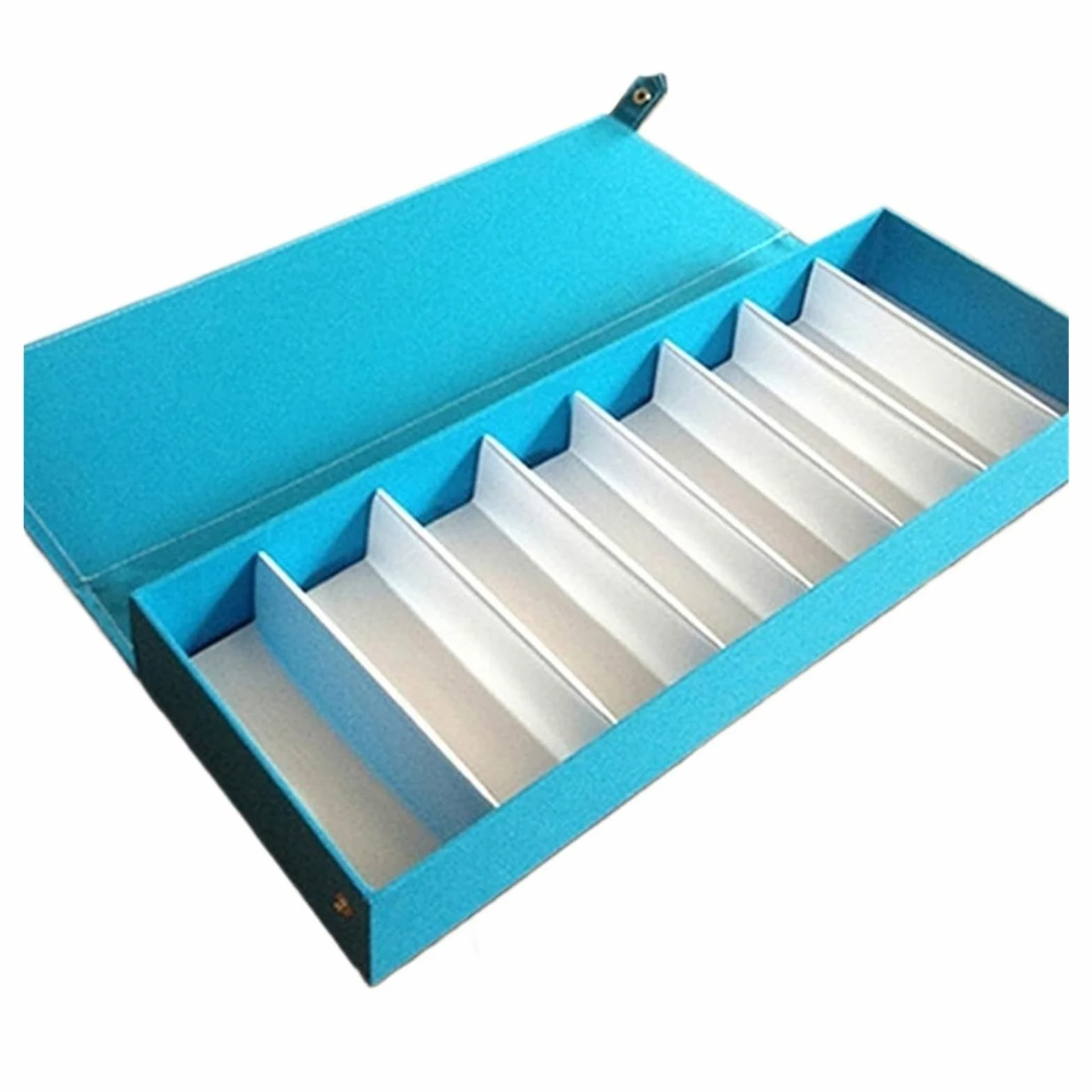 Organizador Para Gafas De Sol Organizador de gafas de 8 rejillas, caja de almacenamiento de gafas con carcasa dura, soporte de almacenamiento de gafas de sol de tela Oxford, caja de exhibición de cris