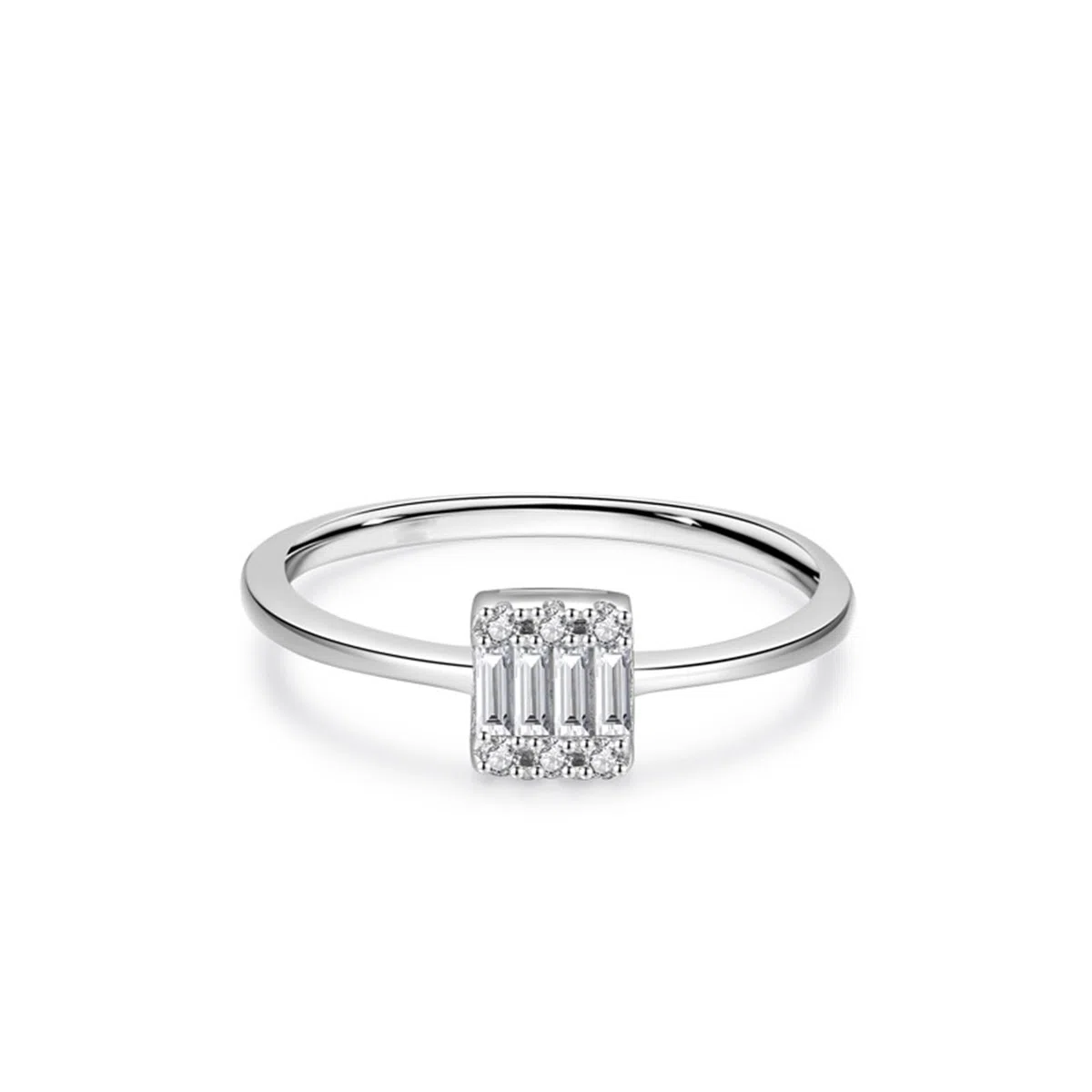 Anillos de diamante cultivados en laboratorio para mujer, elegante oro real, anillo de compromiso, oro blanco, alianzas con diamante cultivado en laboratorio, anillo de solicitud para mujeres