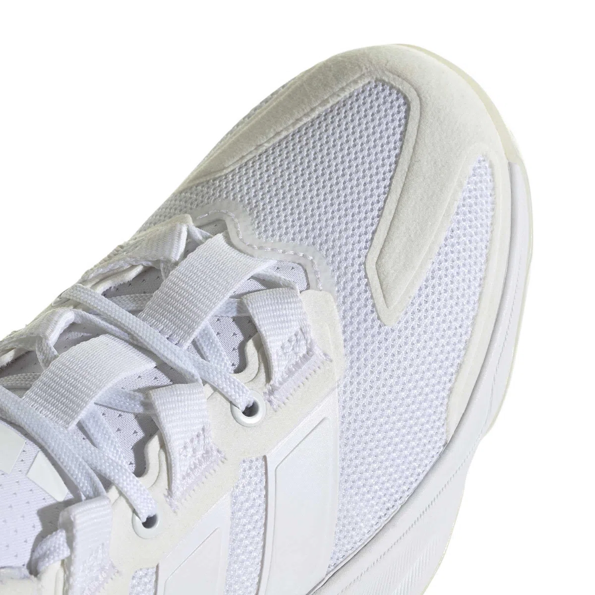 adidas Mujer Courtstabil Indoor Shoes, FTWR White/FTWR White/FTWR White, 48 2/3 EU