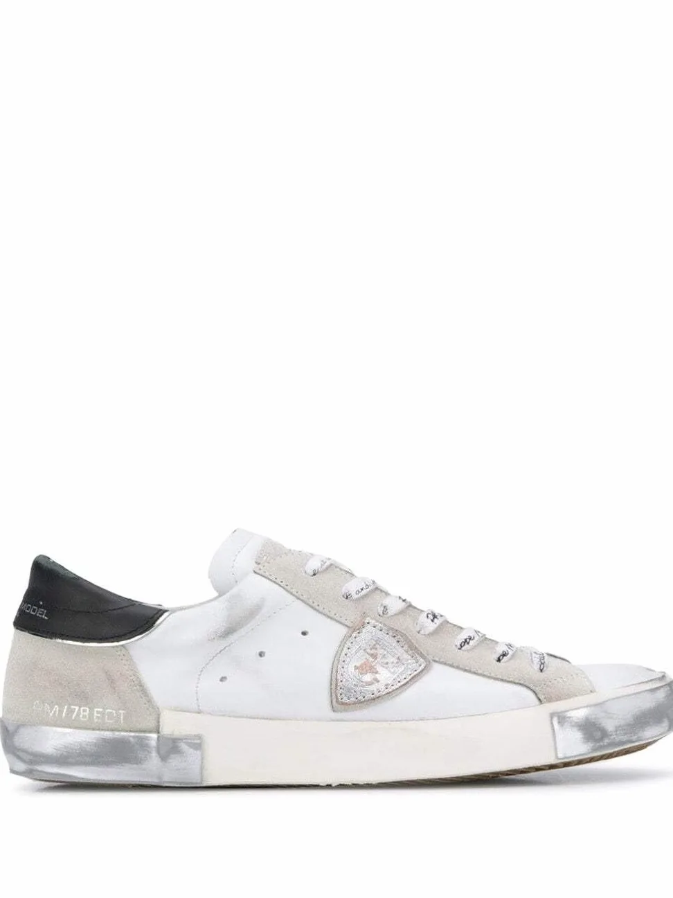 Philippe Model Hombre Prsx Zapatillas Blanc - Argent