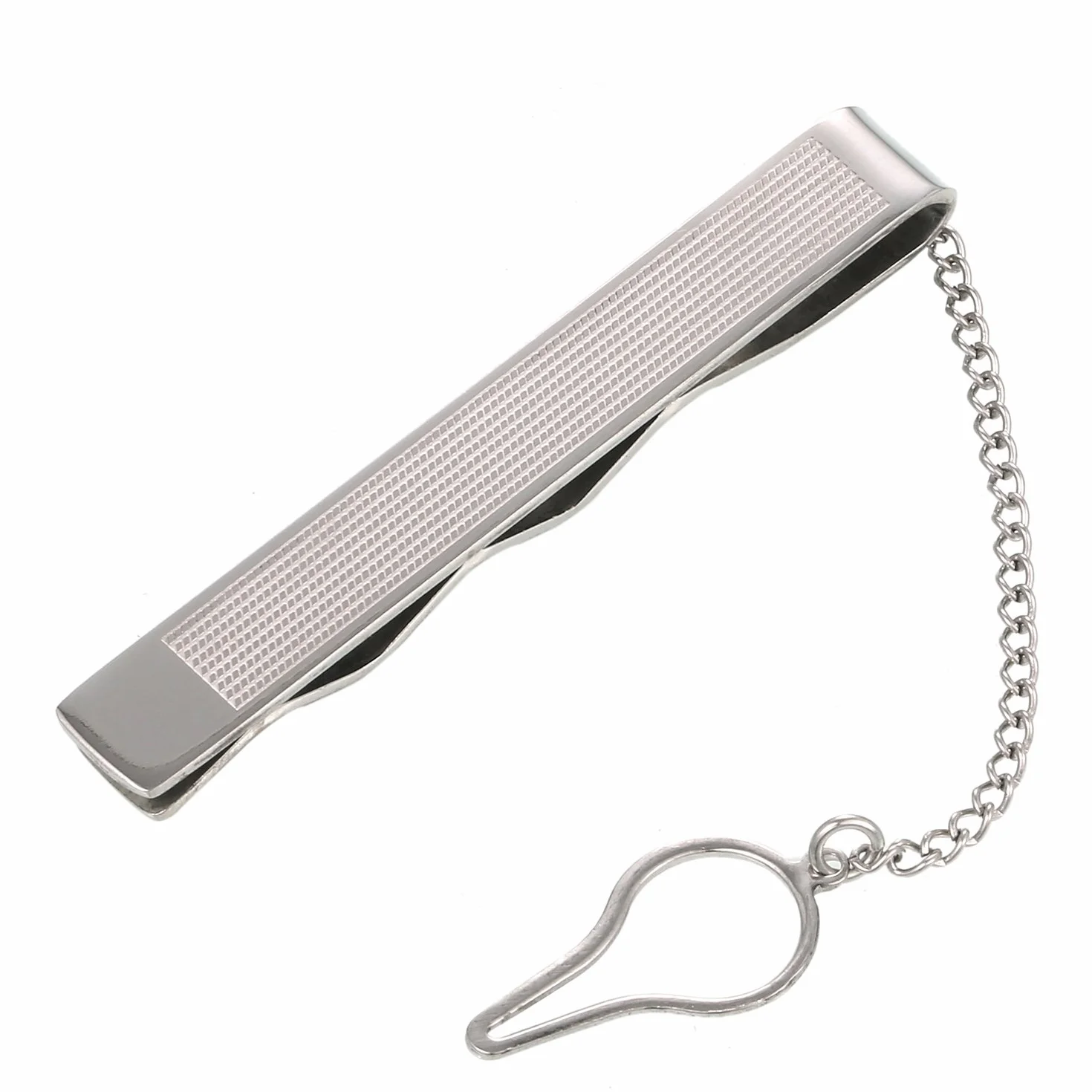DonDon alfiler Pinza Clip de Corbata para Hombres Acero Inoxidable Diferentes diseños