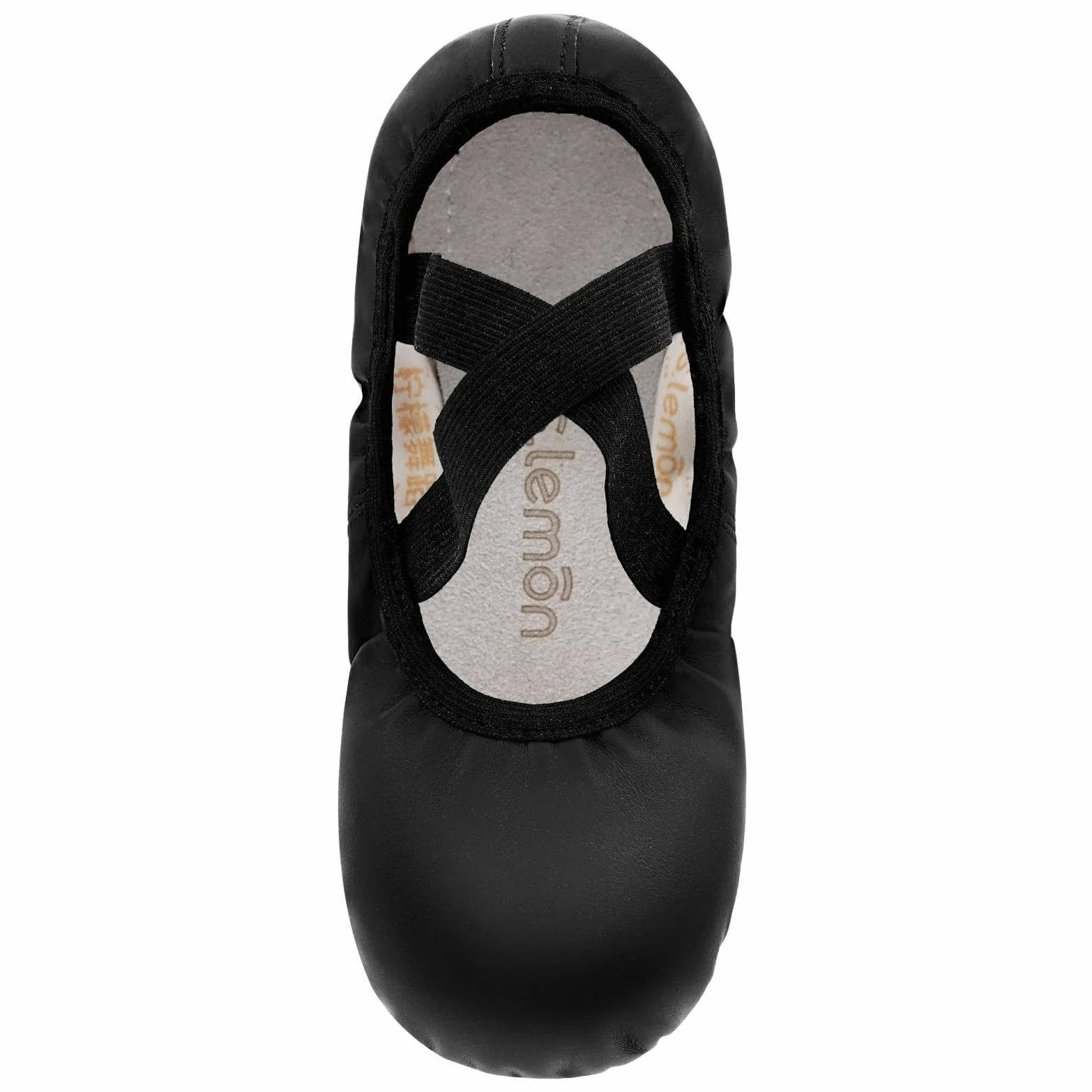 Zapatos de Ballet Niñas con Cuero Genuino, Zapatos de Danza Mujeres, Suela Dividida de Ante para Bailarinas Gimnasia Planas