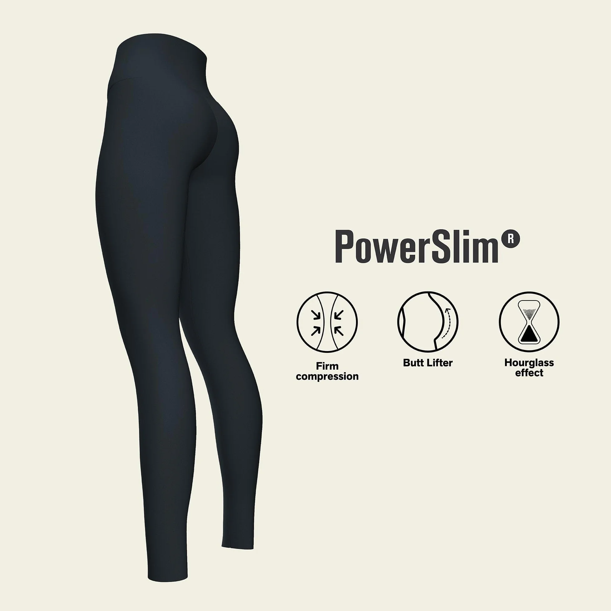 Leonisa Leggins Deportivos de Control y Push Up para Mujer - Mallas de Tiro Alto Anticelulíticos Reductoras