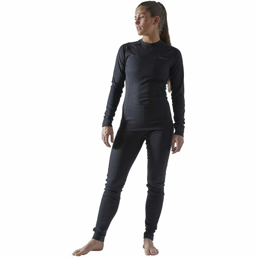 Craft Core Dry Baselayer Set Mujeres Negro 2020 Conjunto de Ropa Interior