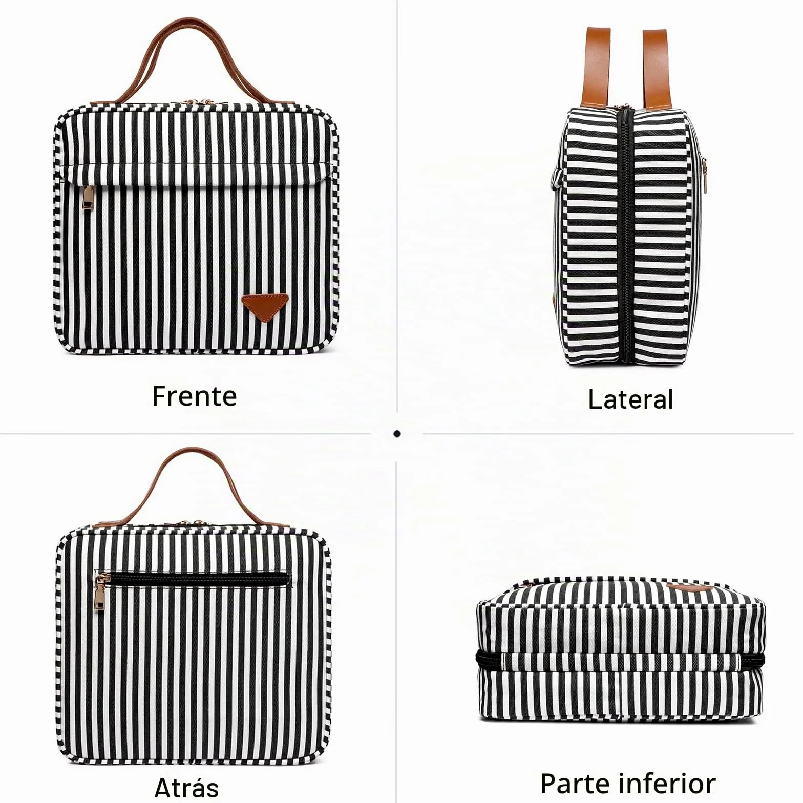 FANDARE Bolsas de Maquillaje Neceser de Viaje Mujeres Hombres Lona Bolsa de Cosméticos de Viaje Neceser de Viaje para Colgar Bolsas de Aseo Cosméticos Organizador Neceseres de Viajes de Negocios