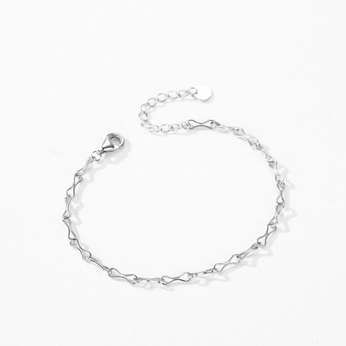 KnSam Pulseras de oro 750 de 18 quilates para mujer, joyas de oro auténtico, brazalete infinito para mujer, pulseras PT950 Platinum