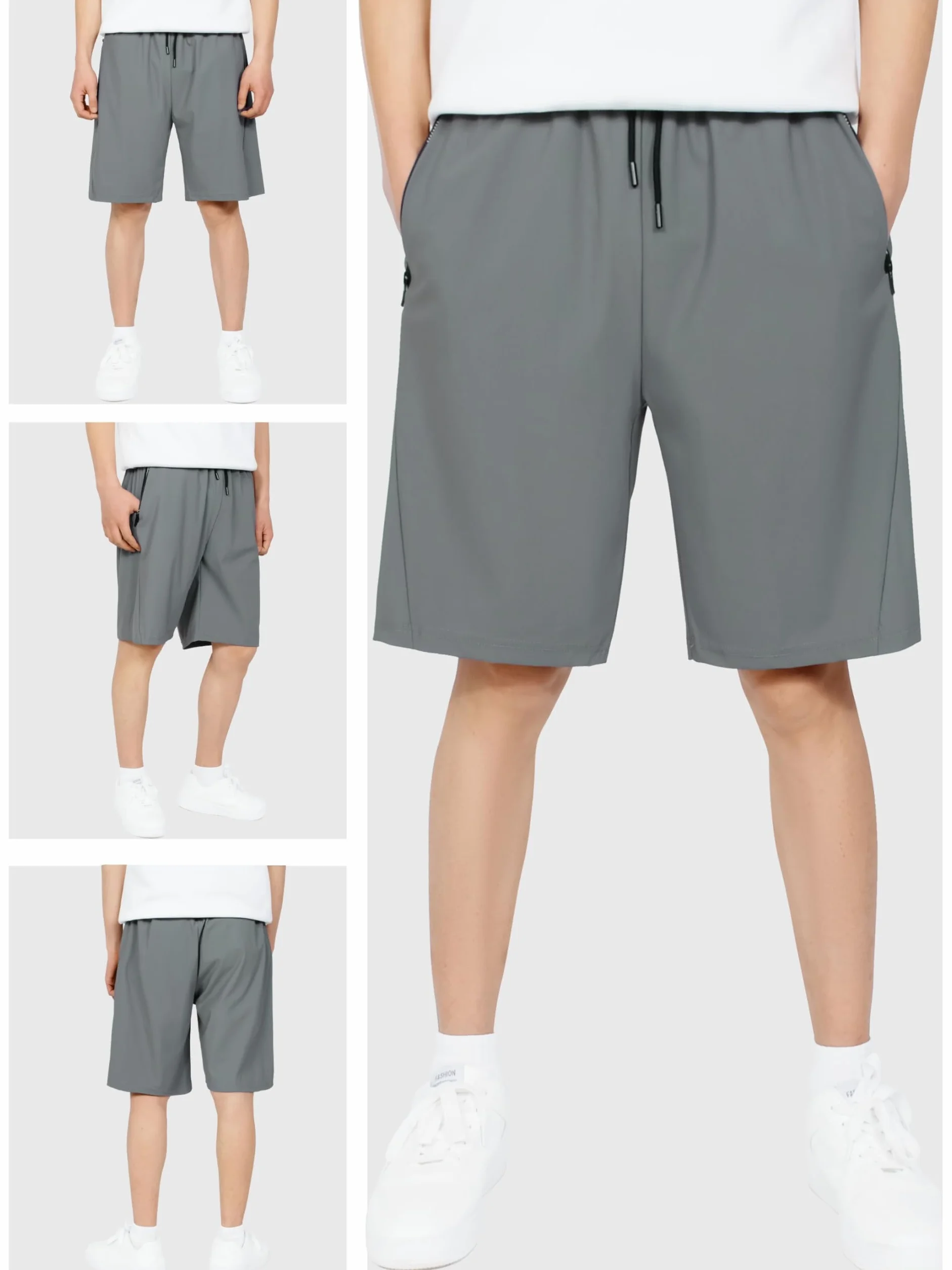 CAMLAKEE Pantalones Cortos de Secado Rápido para Niños, Deportes de Verano