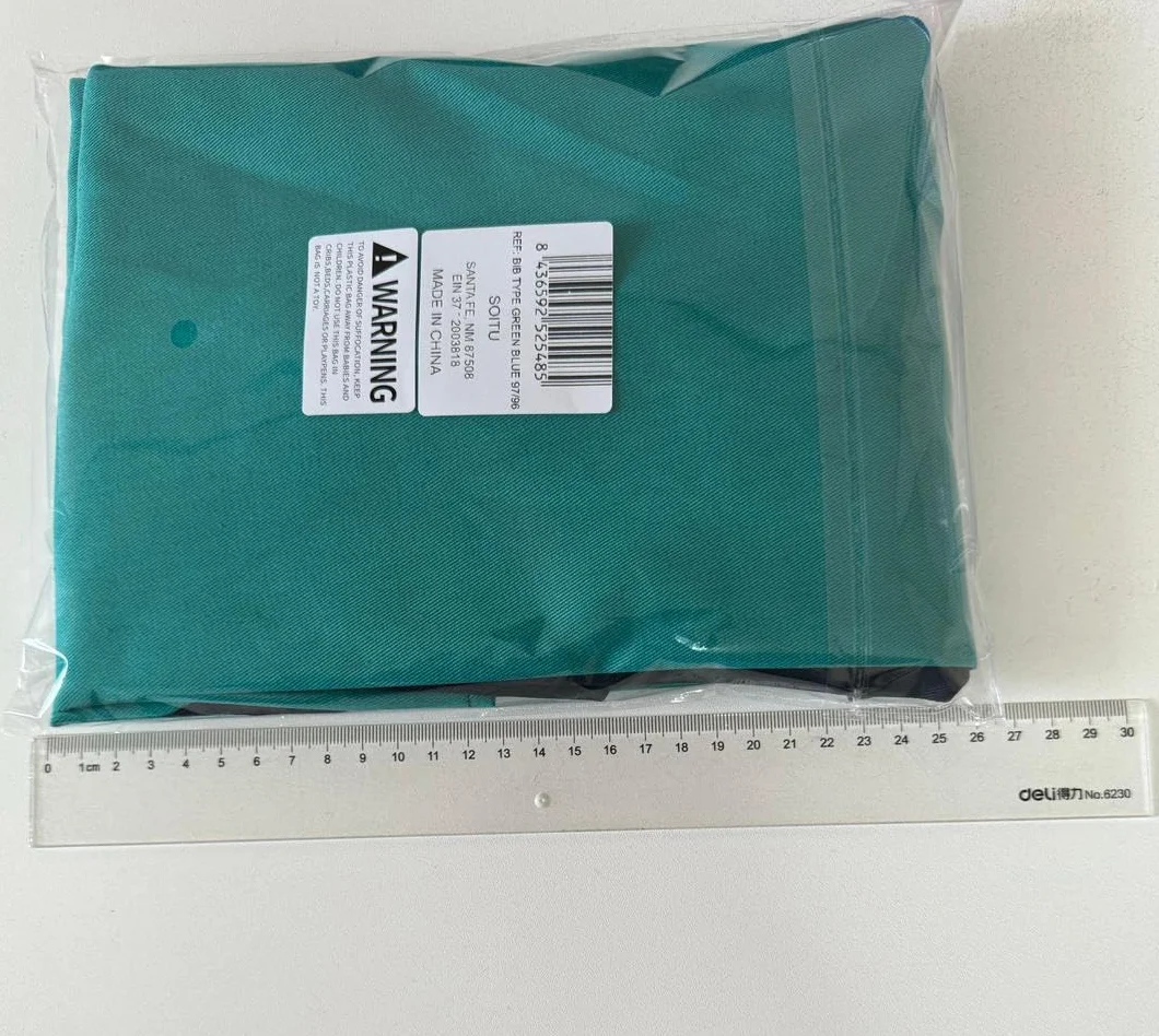 Bata Maestra Infantil – Estola para Profesora de Educación Infantil, 2 bolsillos – Antimanchas y Repelente al Agua – Babi Escolar Cómodo y Ajuste L-XL – Estilo Japonés para Guardería y Colegio