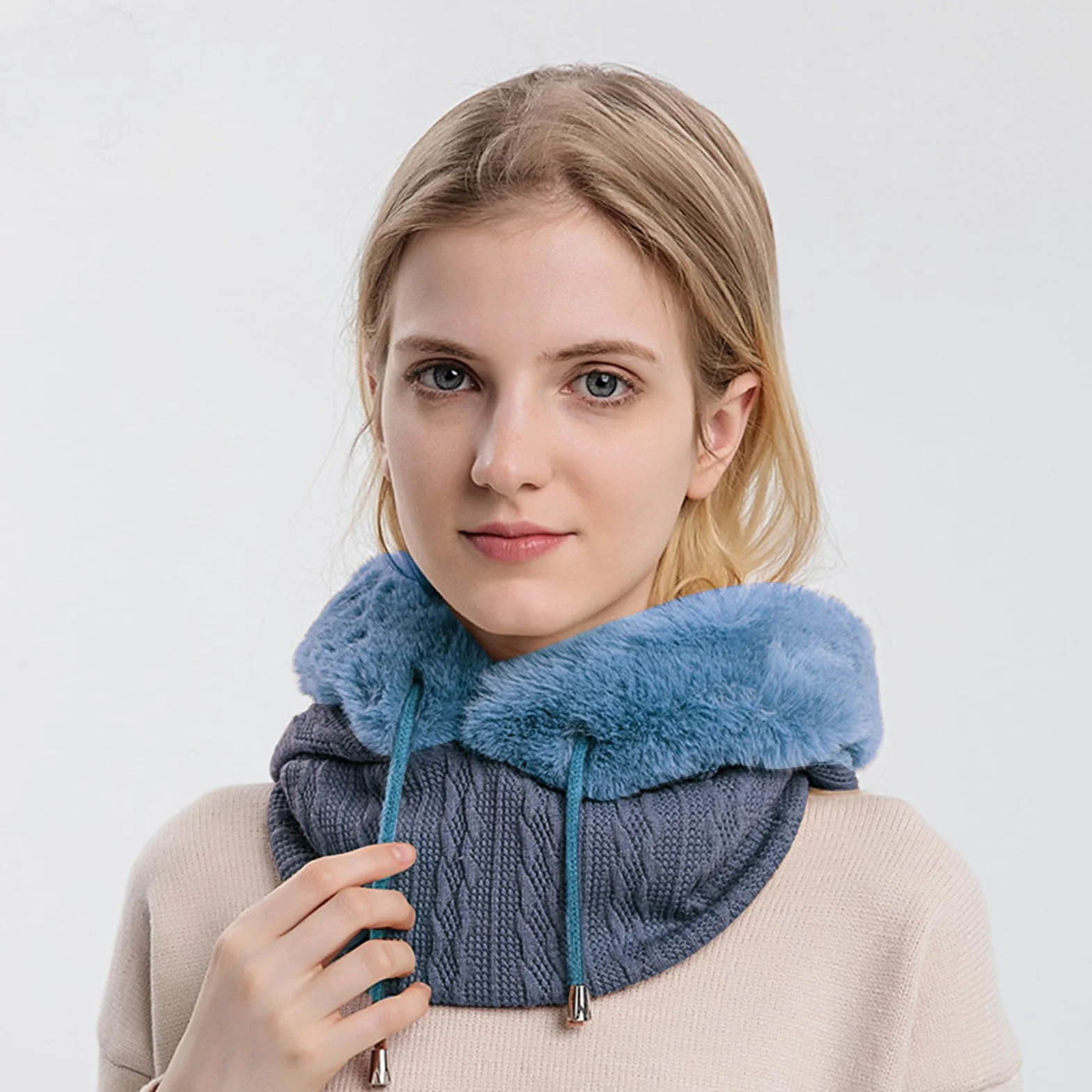 YAMEE Pasamontañas Invierno para Mujer Balaclava Moto Punto Gorro Cálido Esquí Senderismo