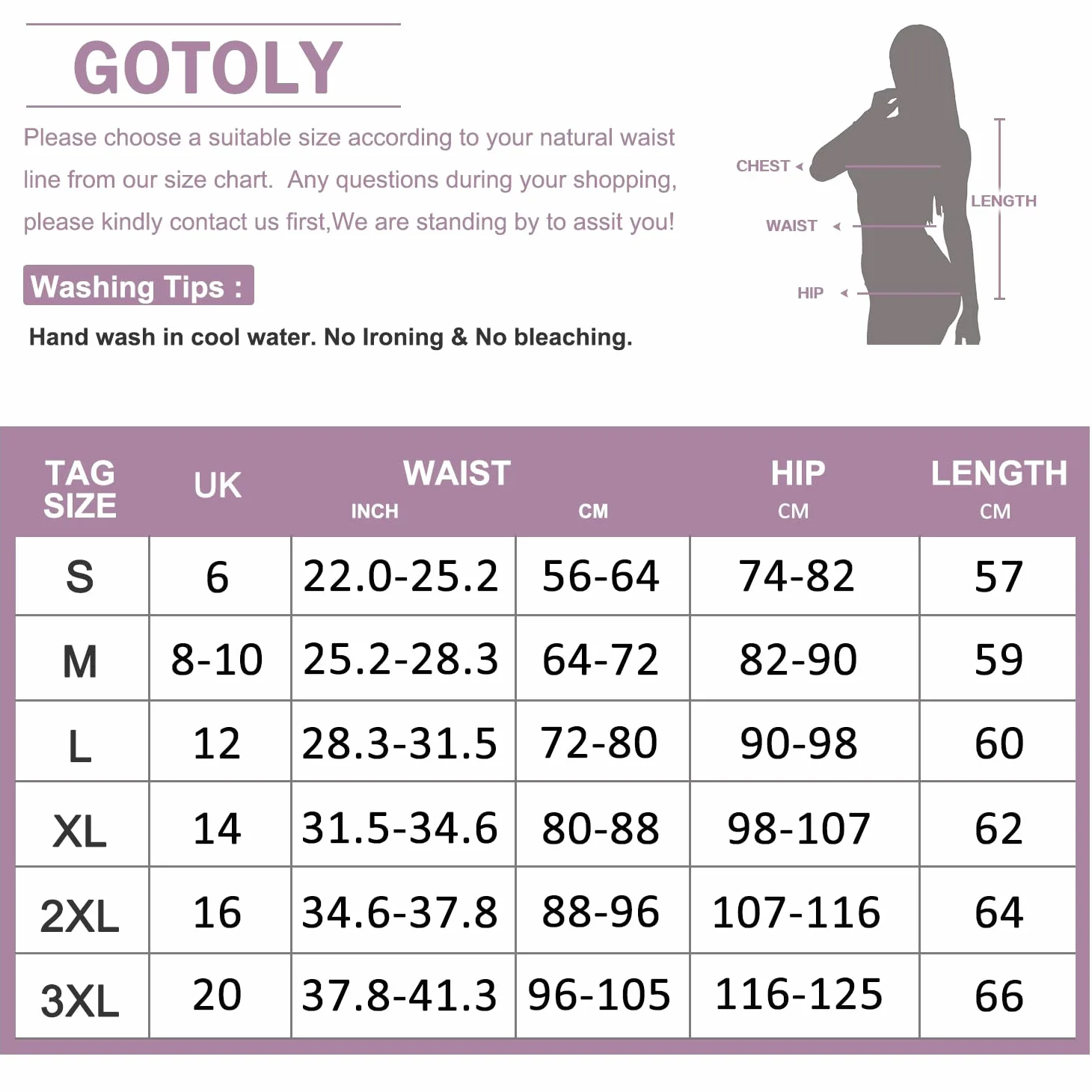 Gotoly Body moldeador para mujer, doble control de abdomen, levantamiento de glúteos, cintura alta, moldeador de cuerpo completo