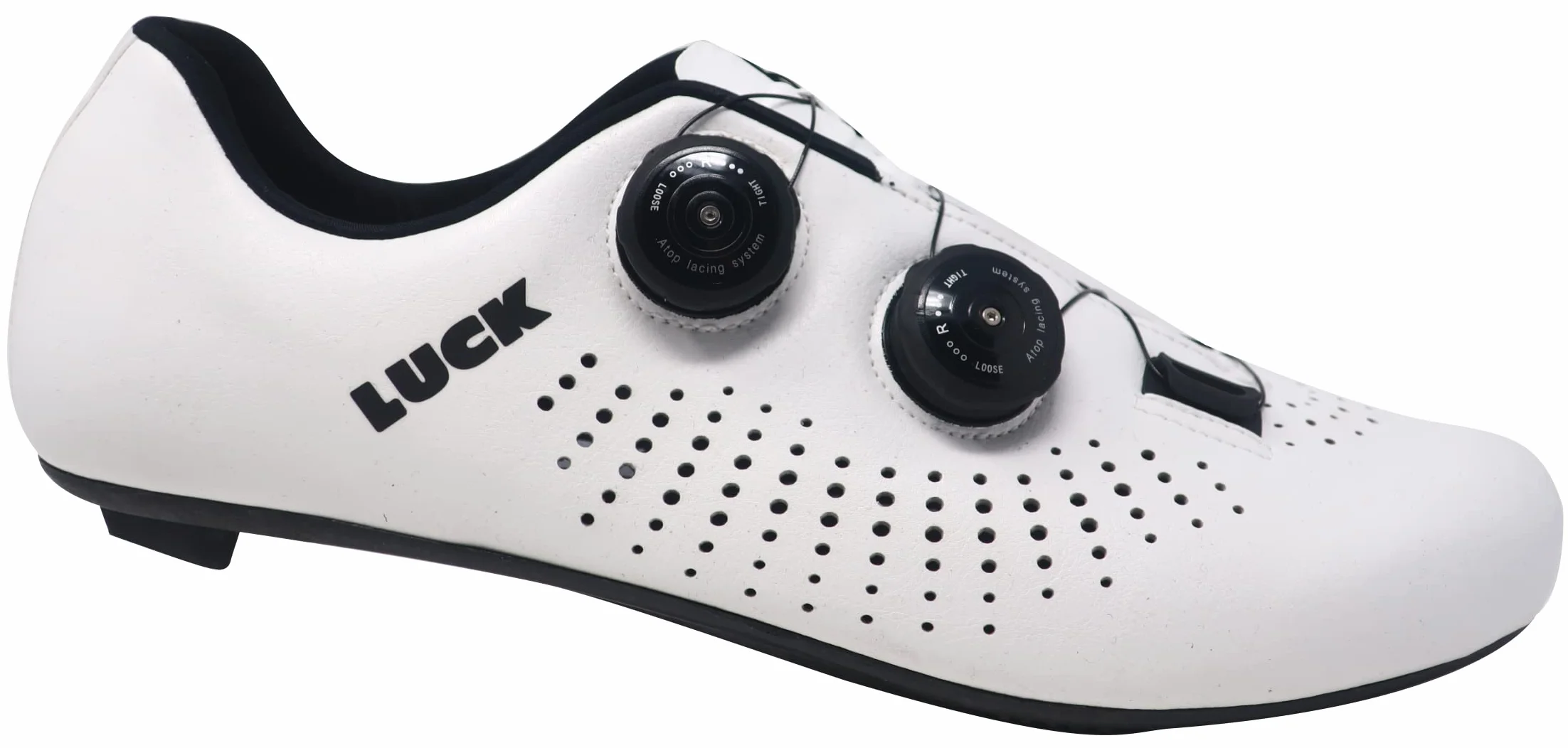 LUCK Start Horma Ancha para Carretera, con Suela de Carbono HD50, Doble Cierre rotativo, Especial para pies Anchos.