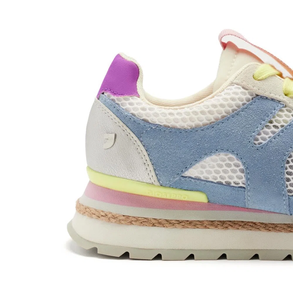 Zapatillas CUÑA Piel Y Rejilla Eddington