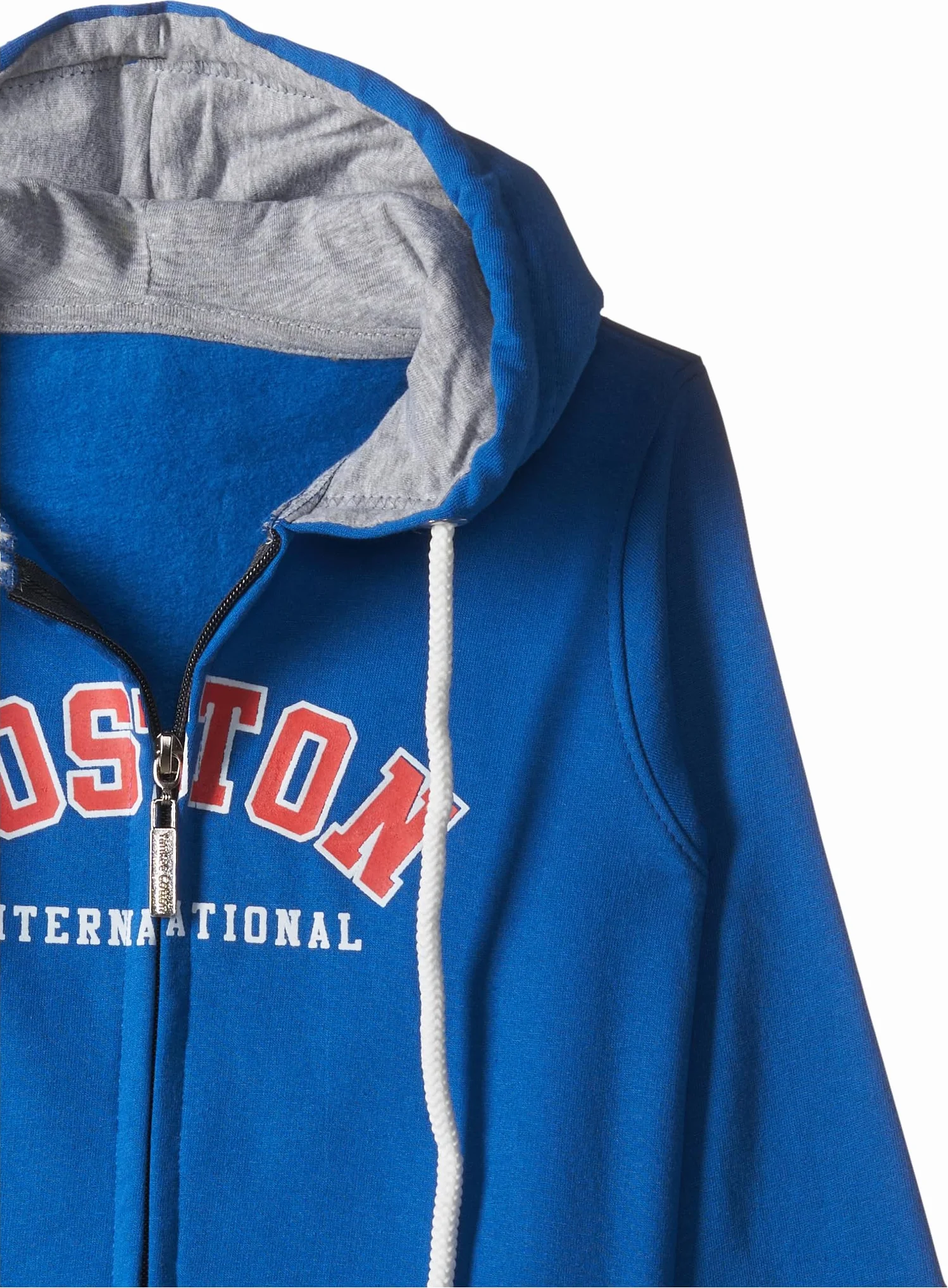 T2F Sudadera con capucha de algodón de ajuste regular para niño