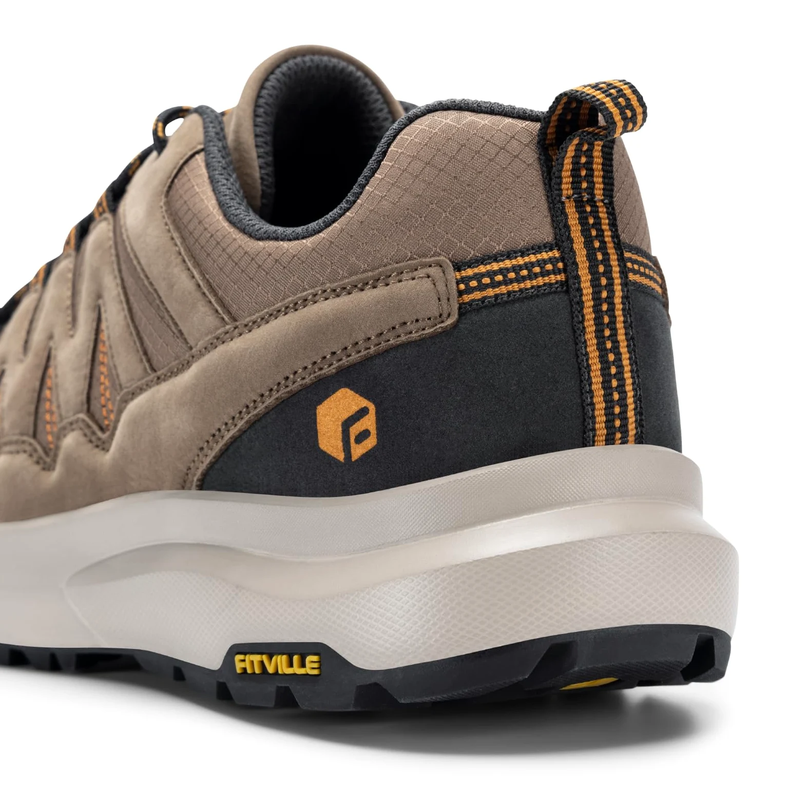 FitVille Zapatillas Trekking Hombre Extra Ancho Zapatos Senderismo Nordic Walking Antideslizantes Zapatillas Deportivas Transpirables Calzado Running