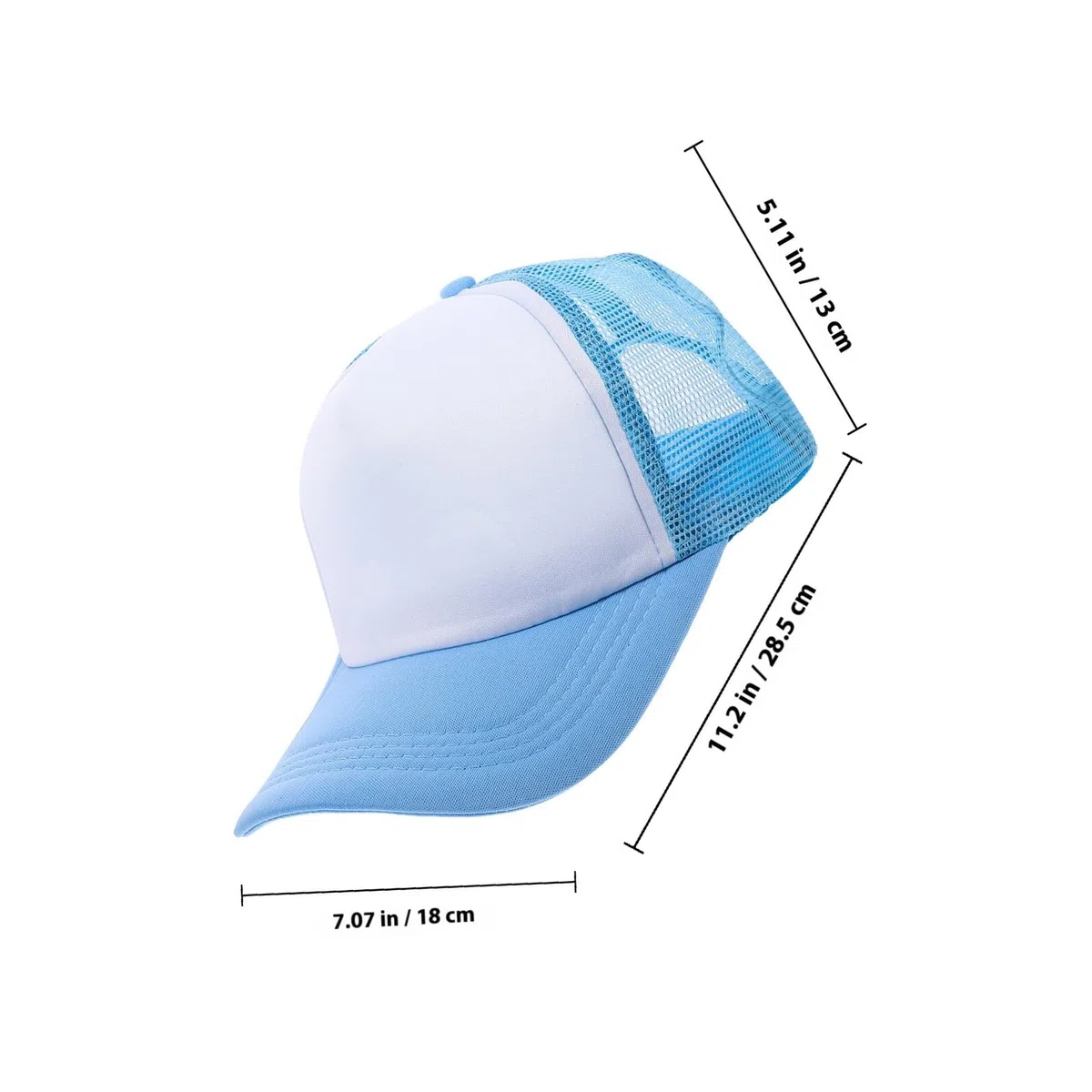 Gorra de Béisbol de Malla para Sublimación, 10 Piezas