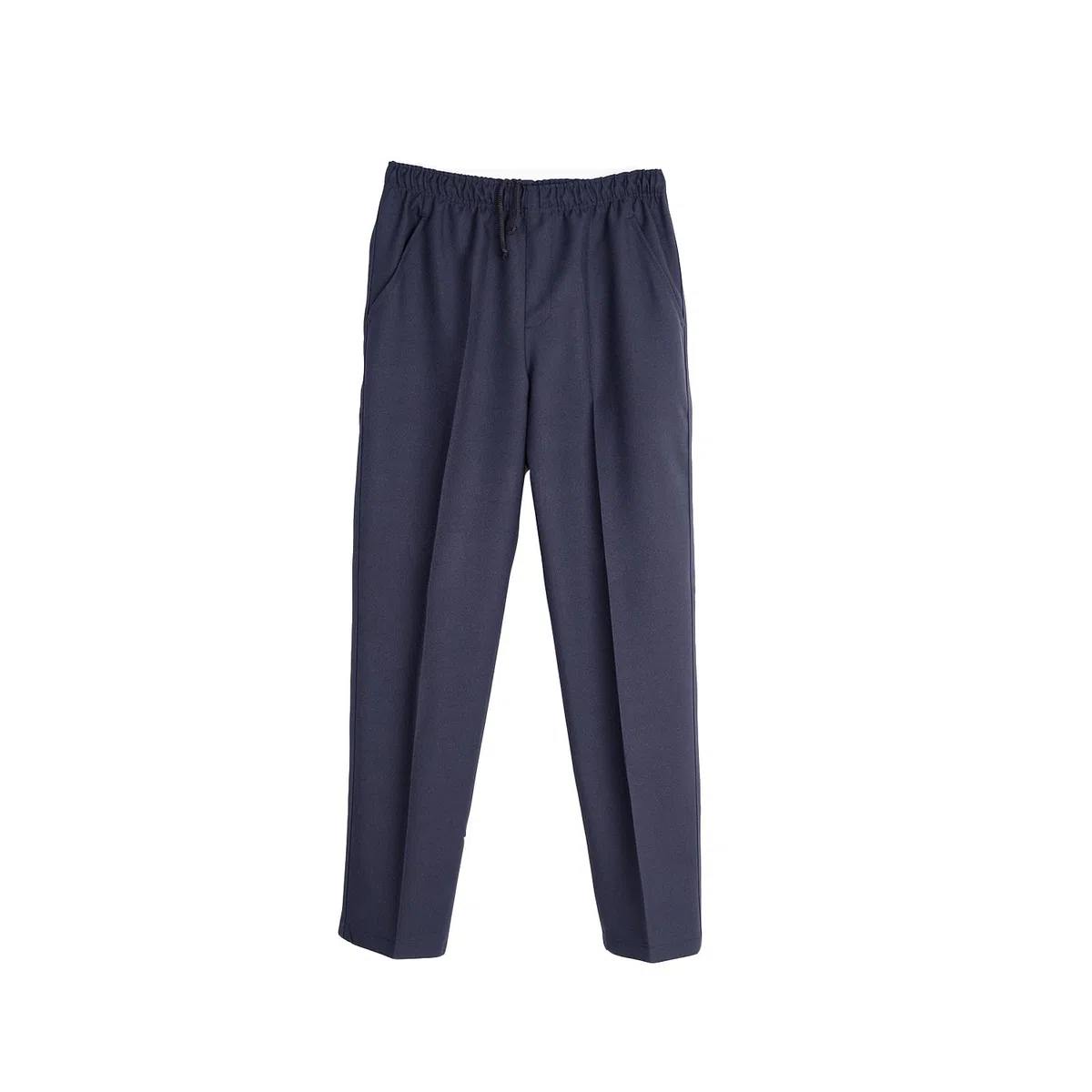 Pantalón Adaptado Hombre Color Gris/Marino - Invierno - Pantalon Vestir con Goma en la Cintura - Tallas Grandes