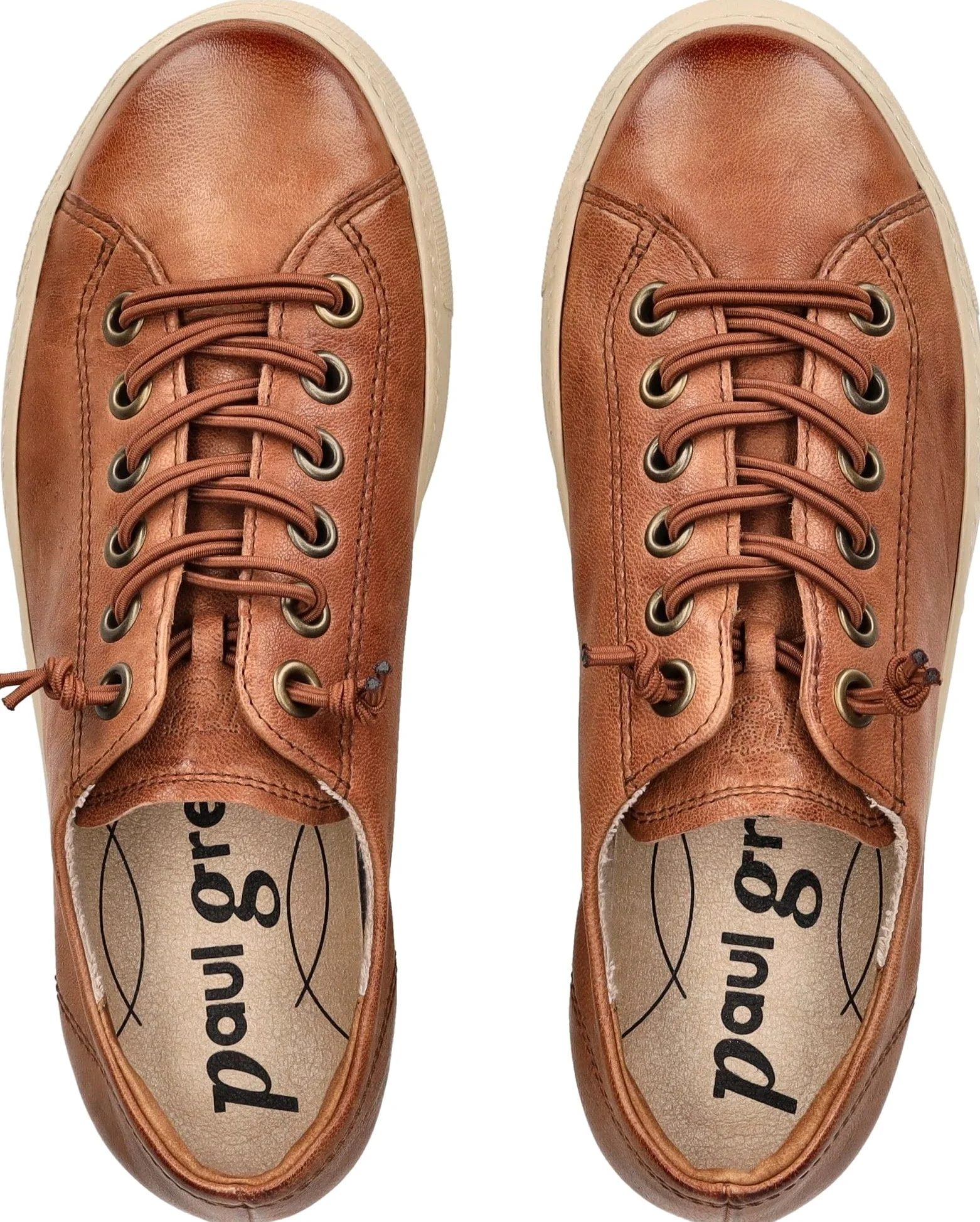 Paul Green Zapatillas 4081-618 Piel Lisa Marrón Mujer