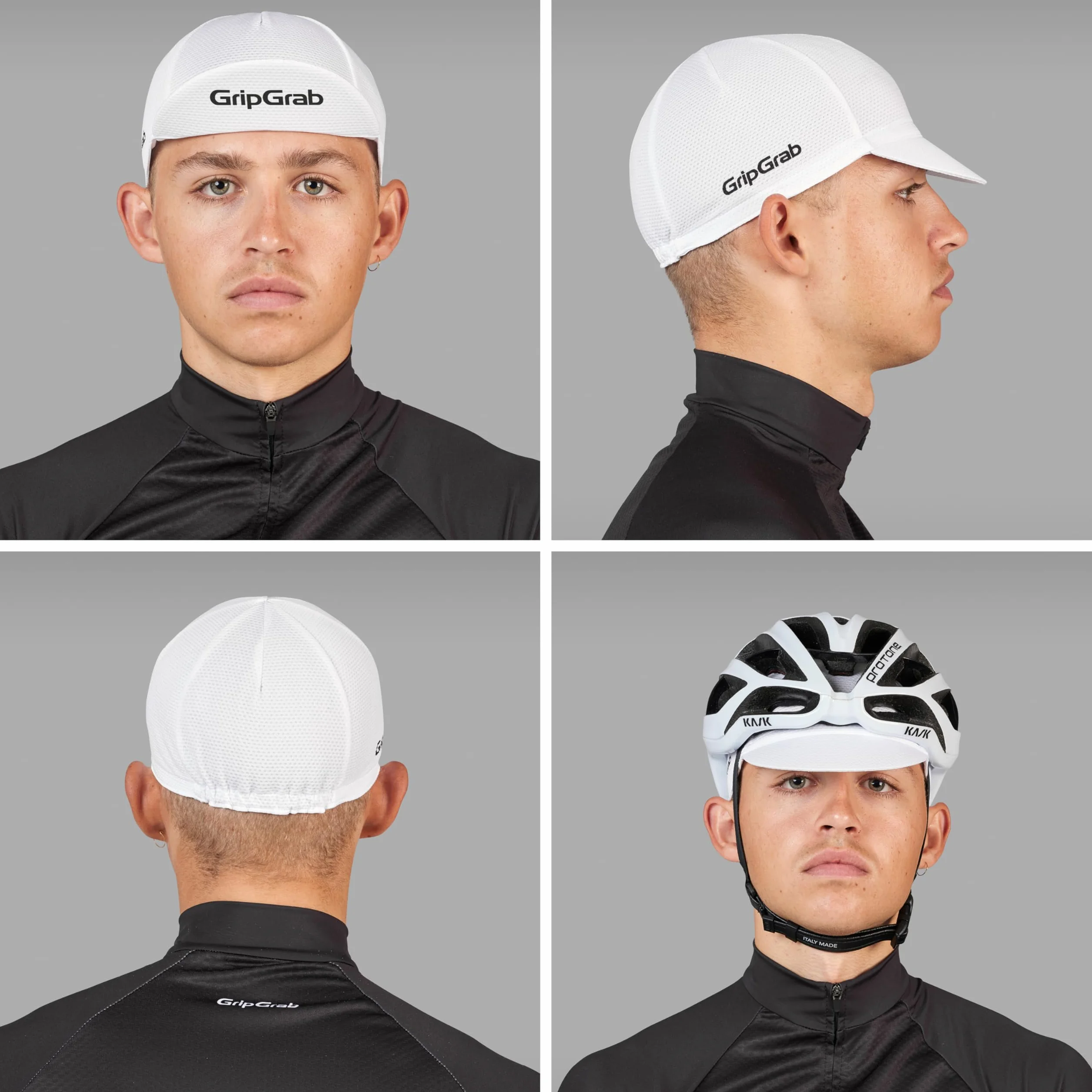 GripGrab Gorra Ciclismo Lightweight con Visera Sotocasco Verano Bicicleta Carretera Protección UV Transpirable