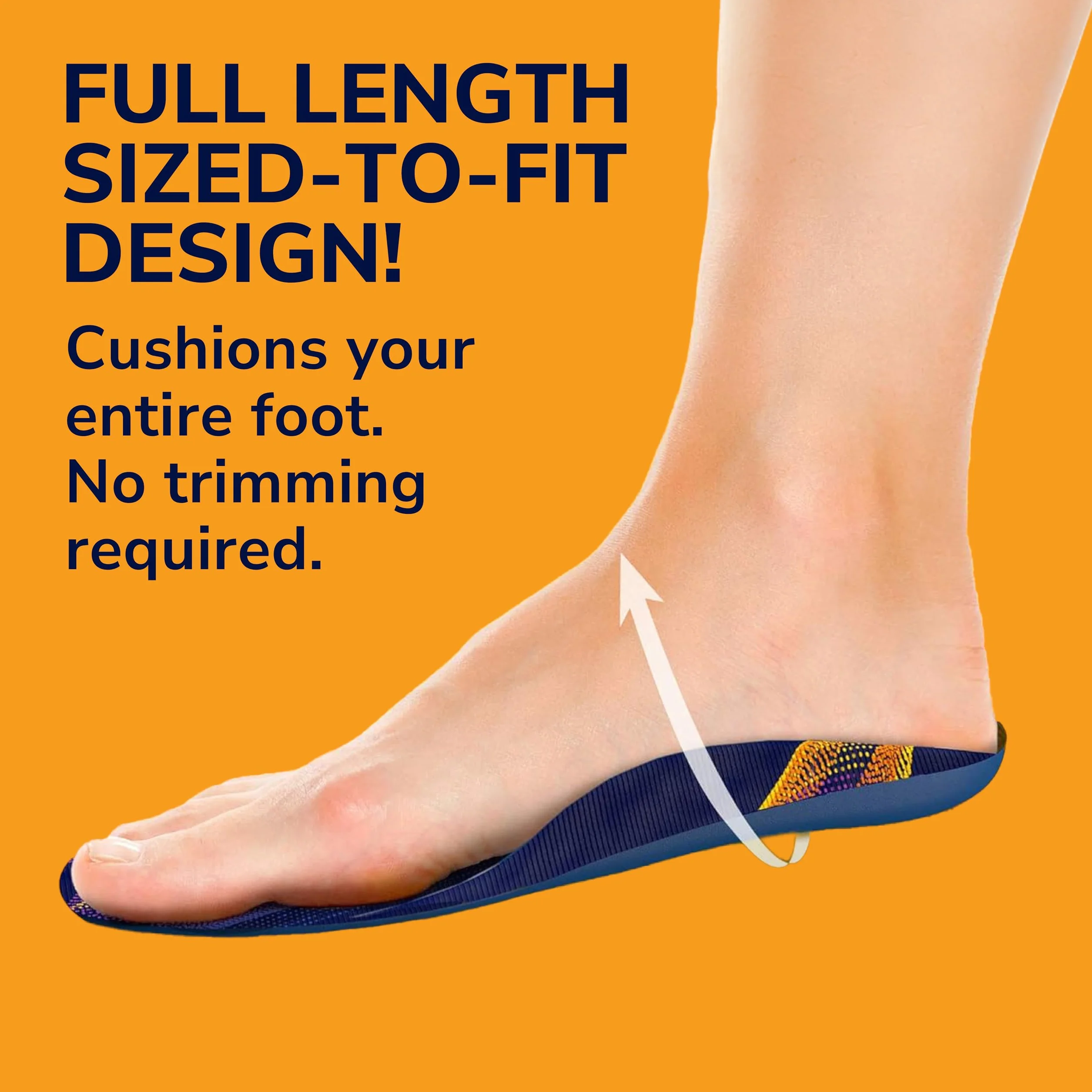 Dr. Scholl's Plantillas de alivio del dolor para fascitis plantar // Inserciones de zapatos con soporte para arco para hombre y mujer