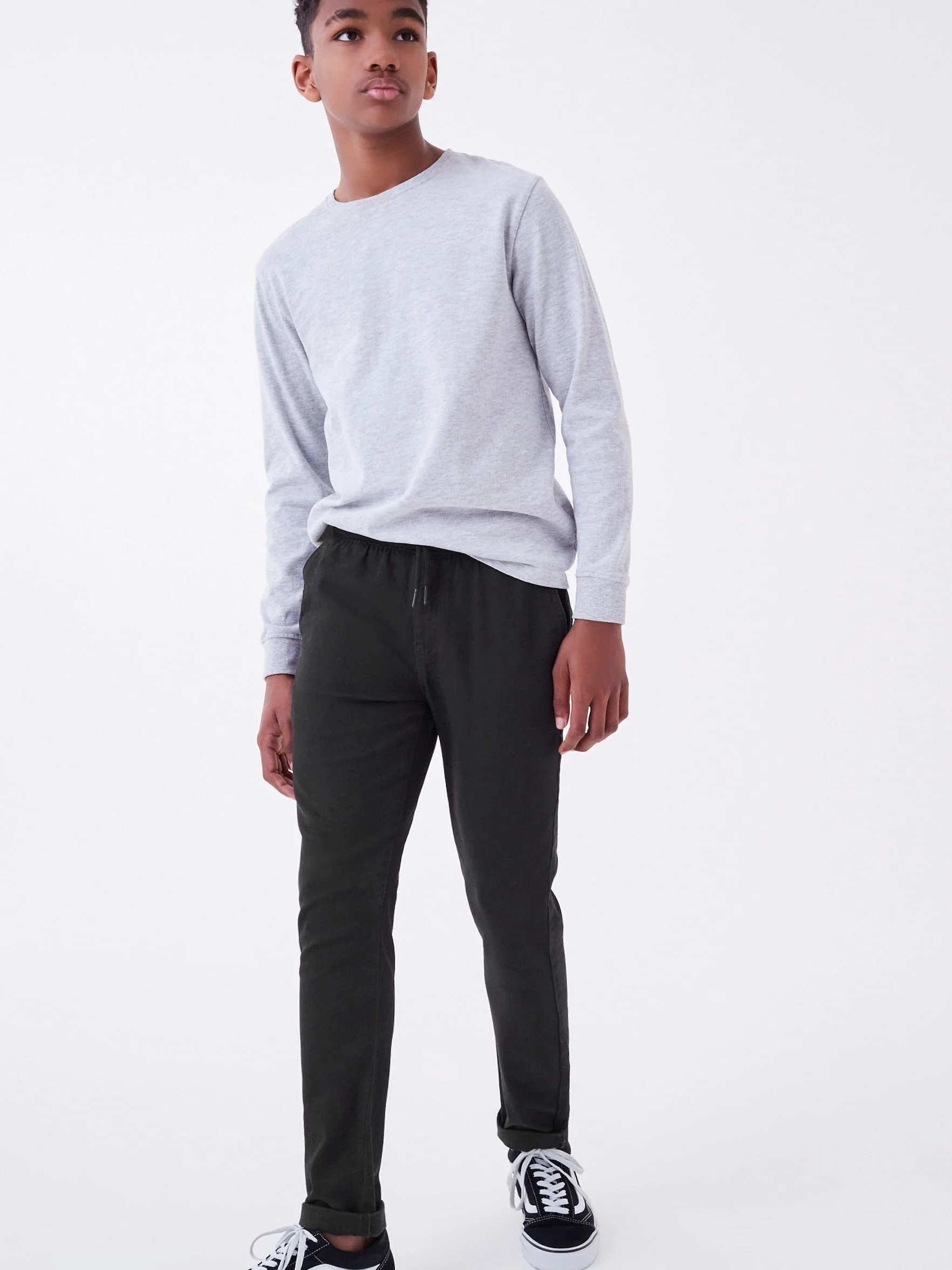 Pantalones sin Cierres NEXT Niños con Cintura de canalé Corte estándar