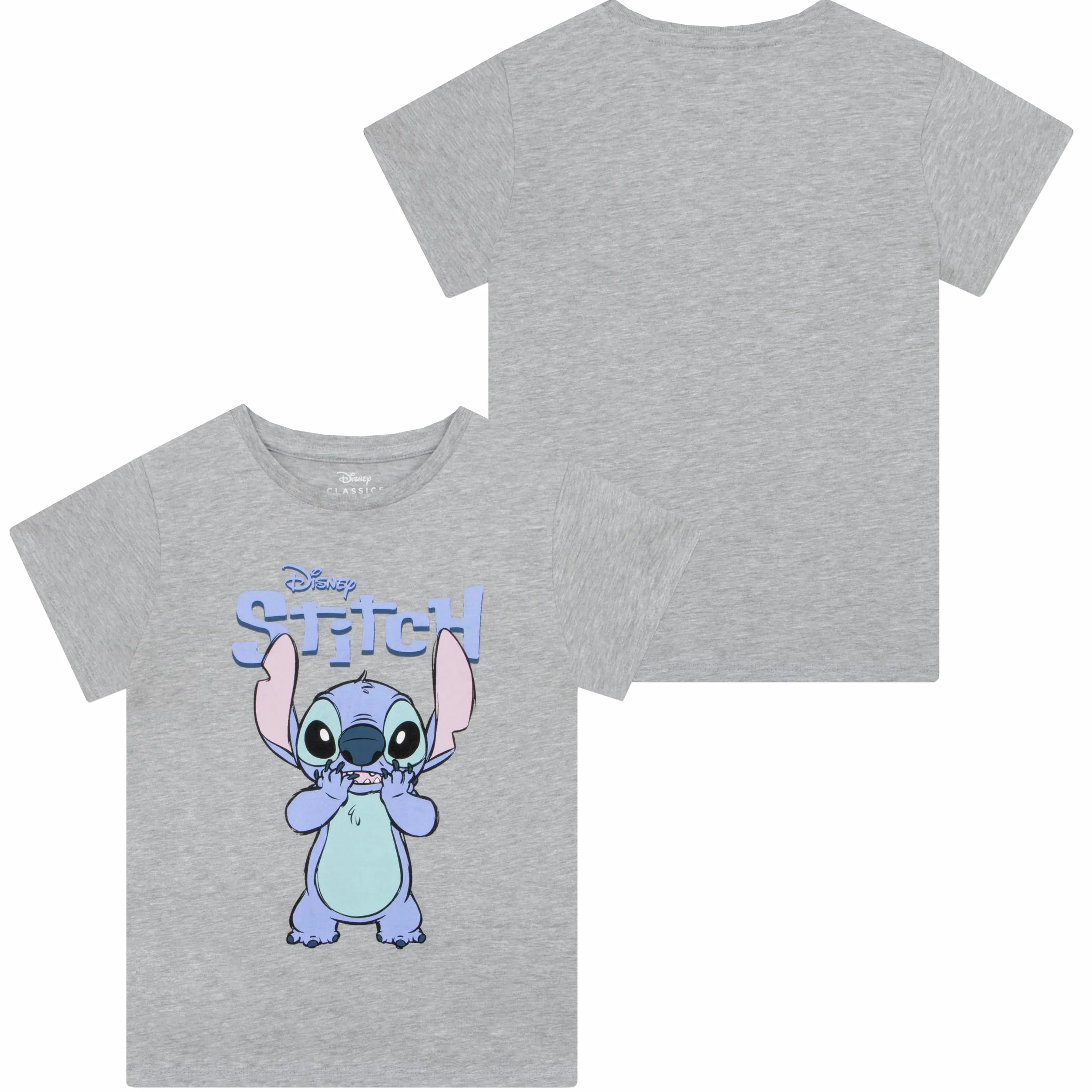 Disney Camiseta Stitch Niña | Camiseta Manga Corta Niña Paquete De 2