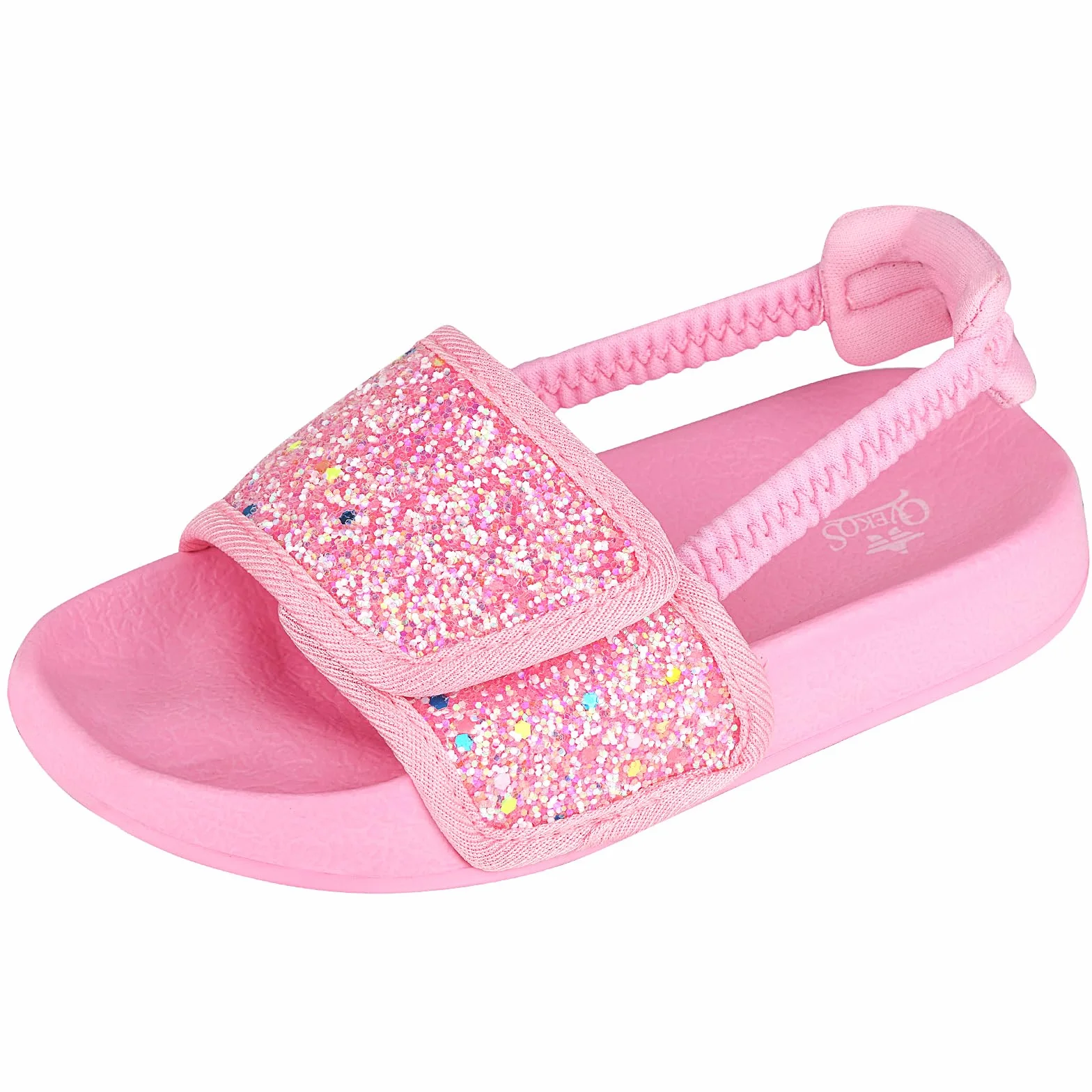 Sandalias Niños Niñas con Punta Abierta Banda Elástica Verano Ligero Zapatillas de Playa y Piscina