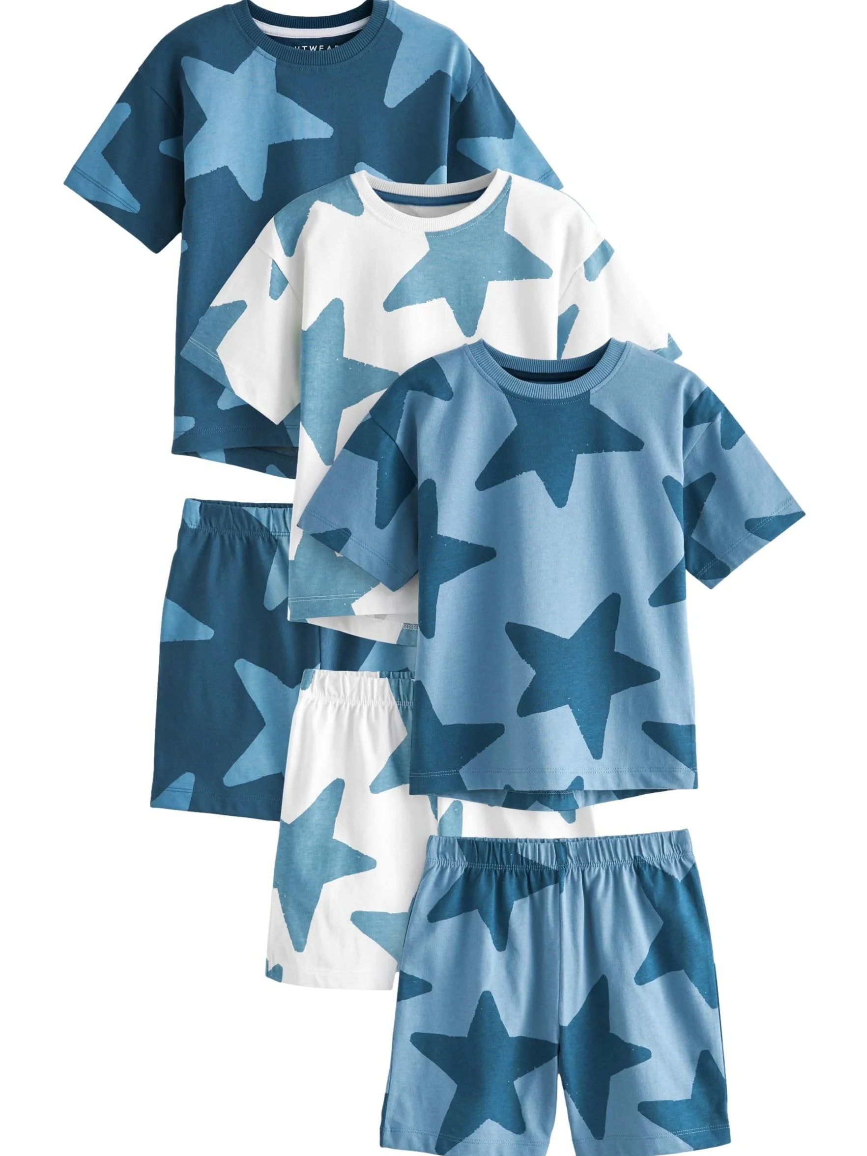 NEXT Niños Pack de 3 Pijamas Cortos